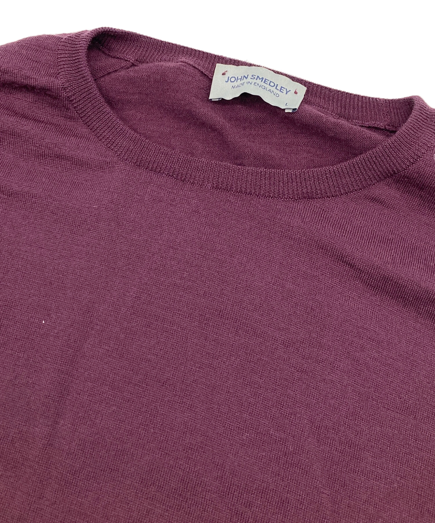中古・古着通販】JOHN SMEDLEY (ジョンスメドレー) クルーネックニット 
