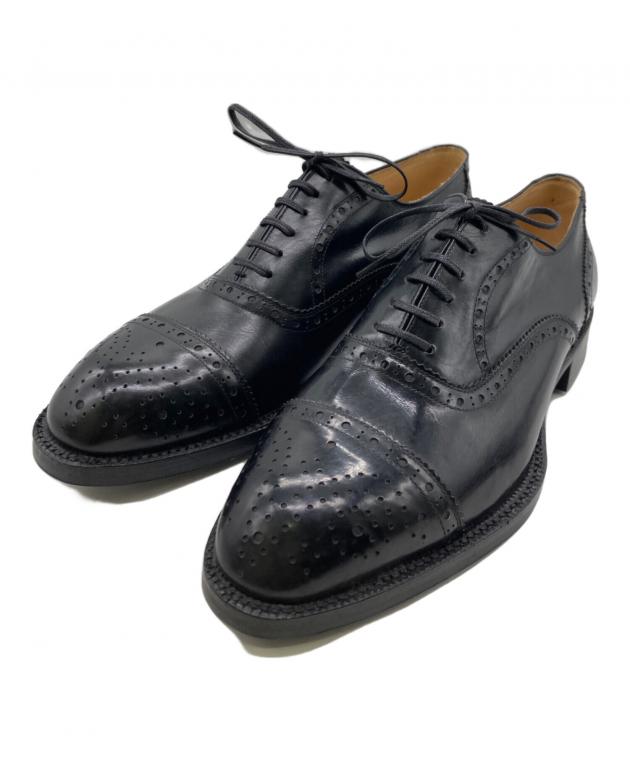 コムデギャルソンオムプリュス ビジネスシューズ メダリオン ブラウン 25 コムデギャルソンオムプリュス ビジネスシューズ メダリオン