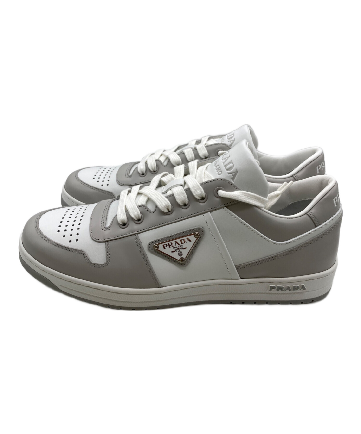中古・古着通販】PRADA (プラダ) ダウンタウン レザー スニーカー