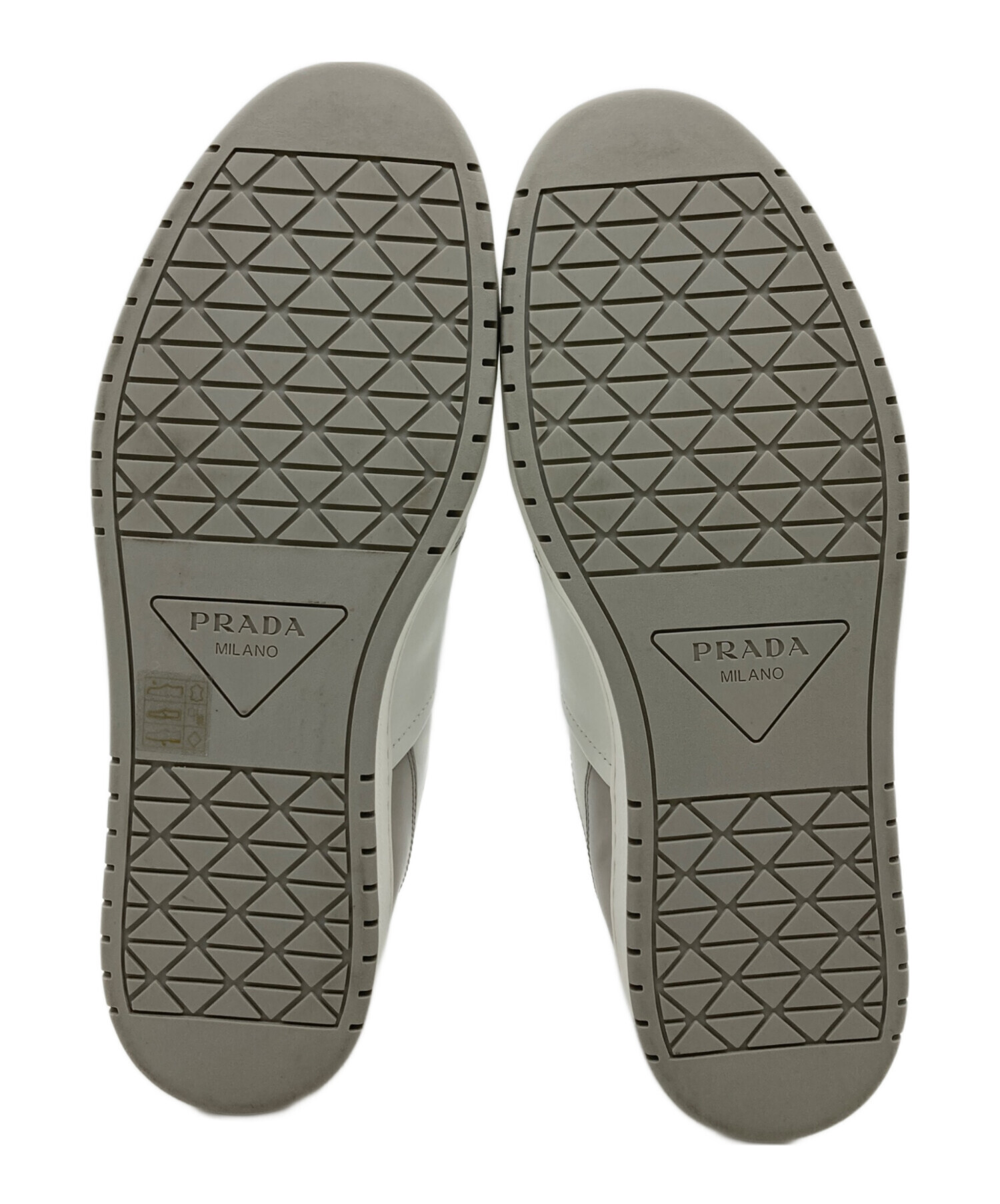 中古・古着通販】PRADA (プラダ) ダウンタウン レザー スニーカー