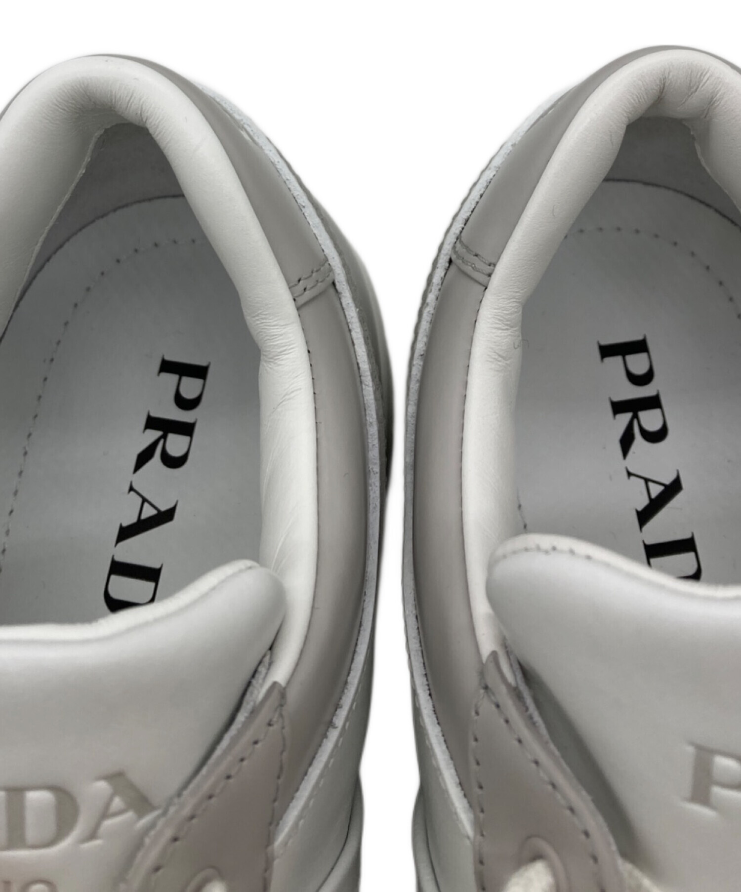 中古・古着通販】PRADA (プラダ) ダウンタウン レザー スニーカー