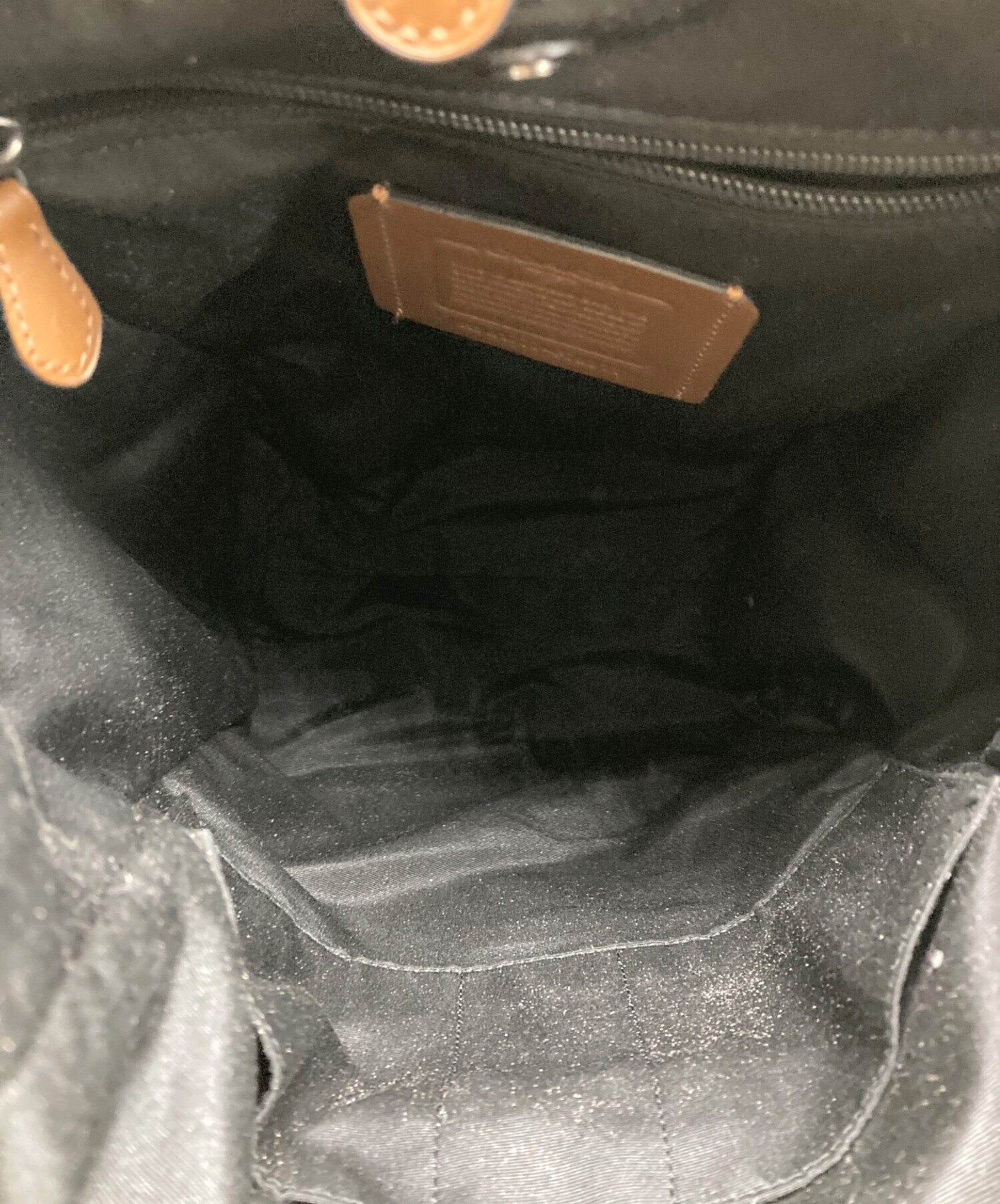 中古・古着通販】COACH (コーチ) ヘンリーレザーフラップリュック