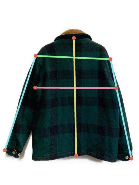 美品❗️ 80s USA製 Woolrich チェック柄 ジップアップジャケット 90's デッドストック WoolRich ウールリッチ スタッグジャケット