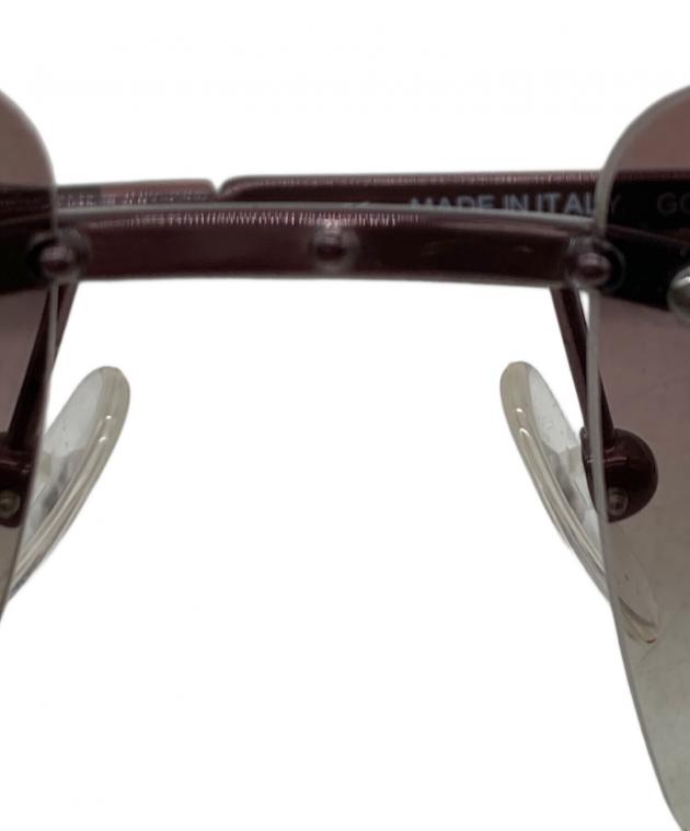 中古・古着通販】GUCCI (グッチ) リムレスサングラス パープル サイズ