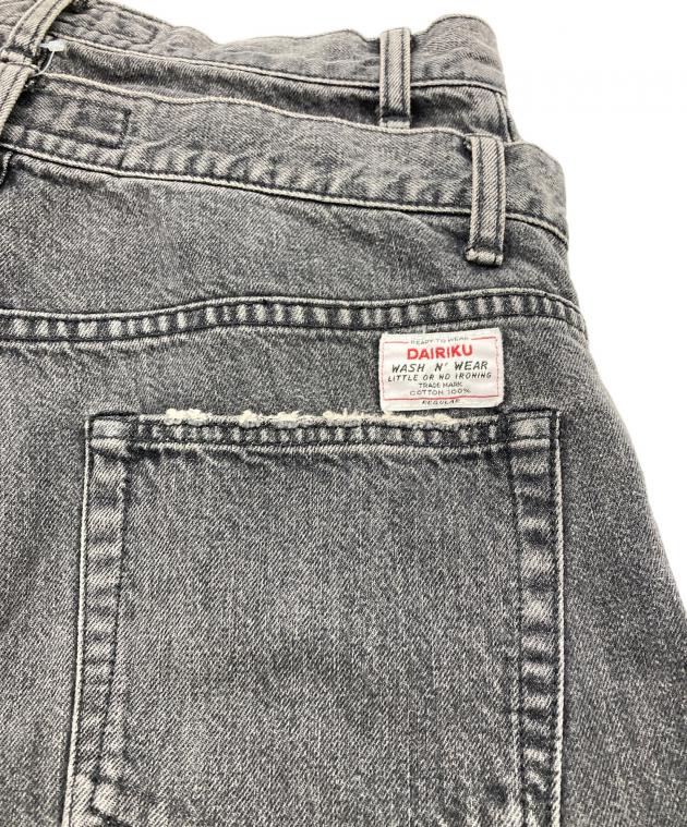 中古・古着通販】DAIRIKU (ダイリク) DOCKING WIDE STRAIGHT DENIM