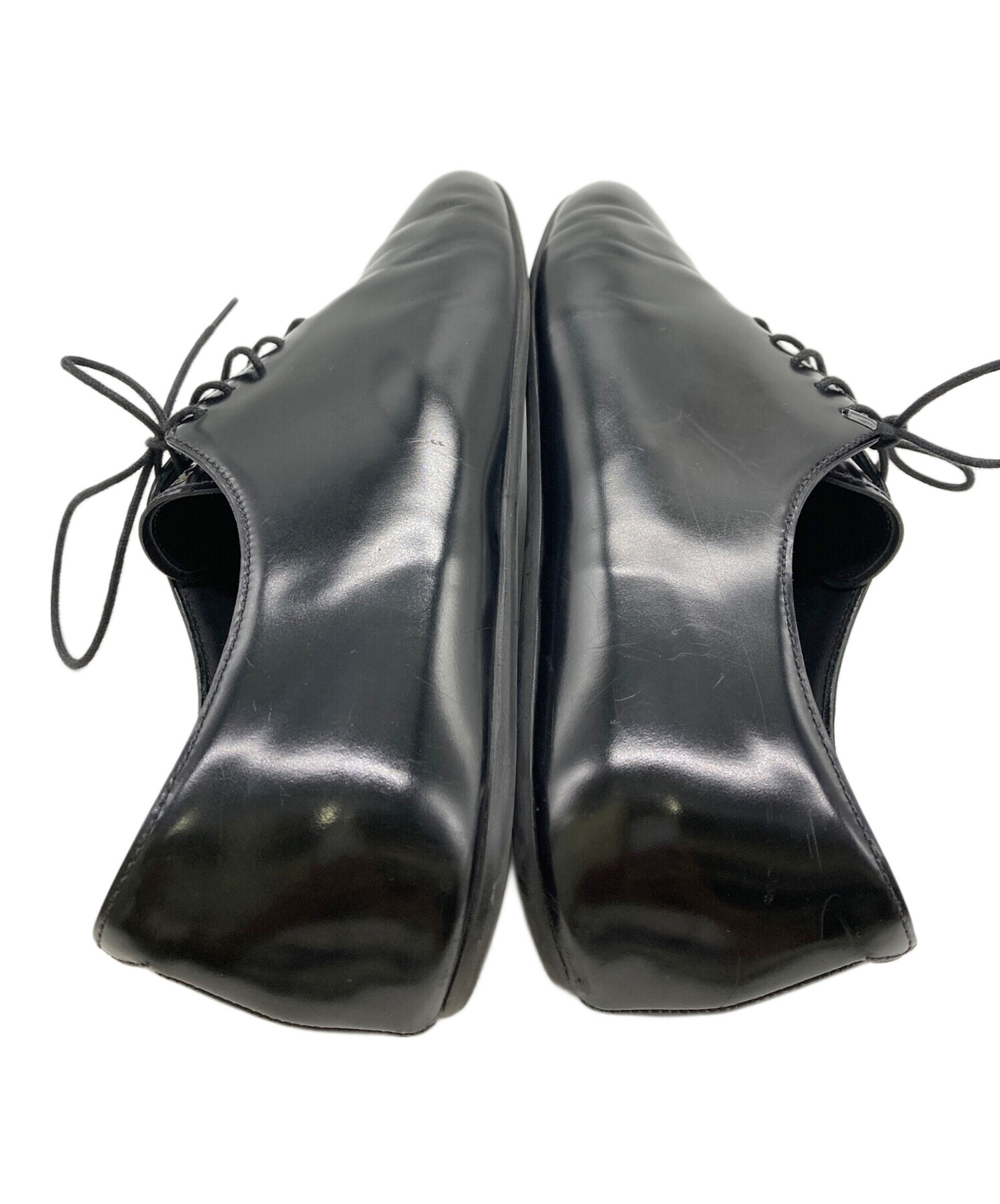 中古・古着通販】PRADA (プラダ) ブラッシュドレザー レースアップ