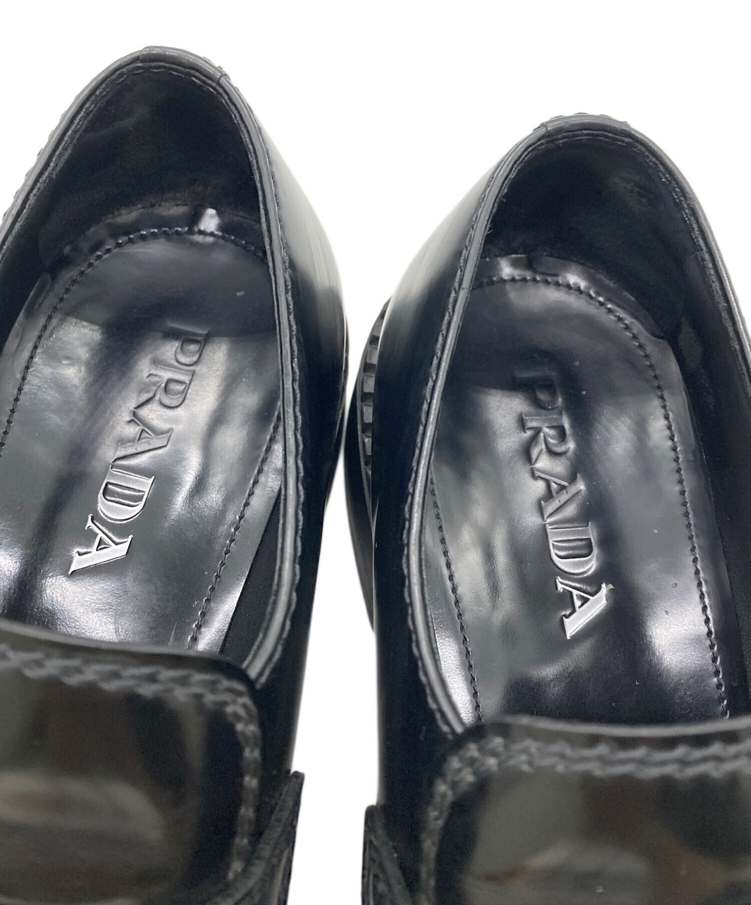 中古・古着通販】PRADA (プラダ) チョコレート ブラッシュドレザー