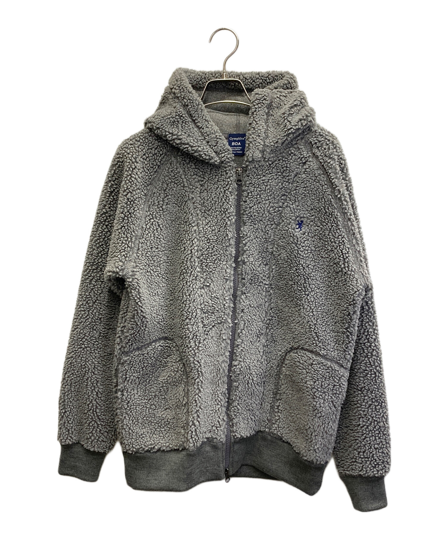 中古・古着通販】Gymphlex (ジムフレックス) フルジップ フードボア 