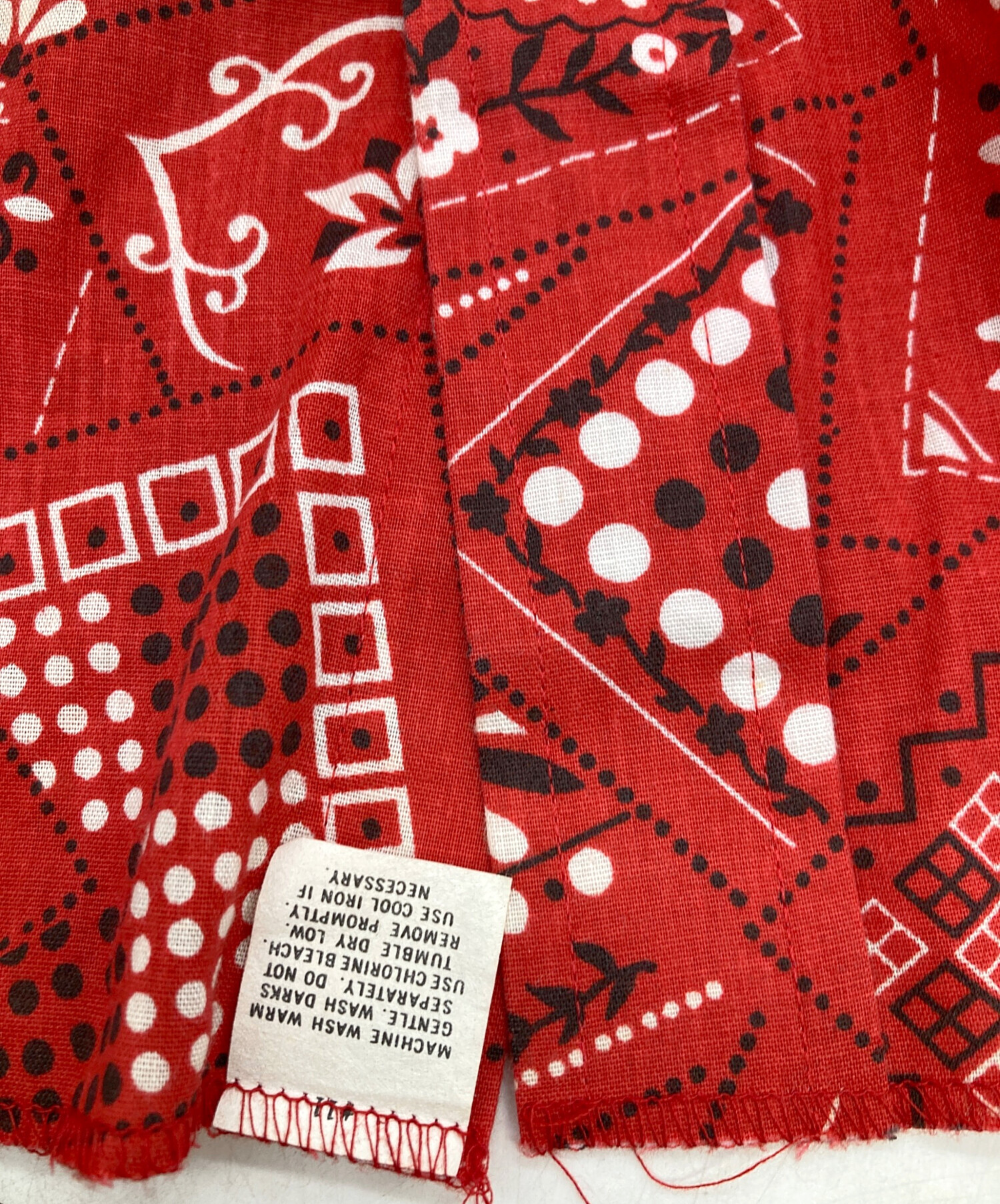 中古・古着通販】H BAR C (エイチバーシー) バンダナ柄ウエスタン 