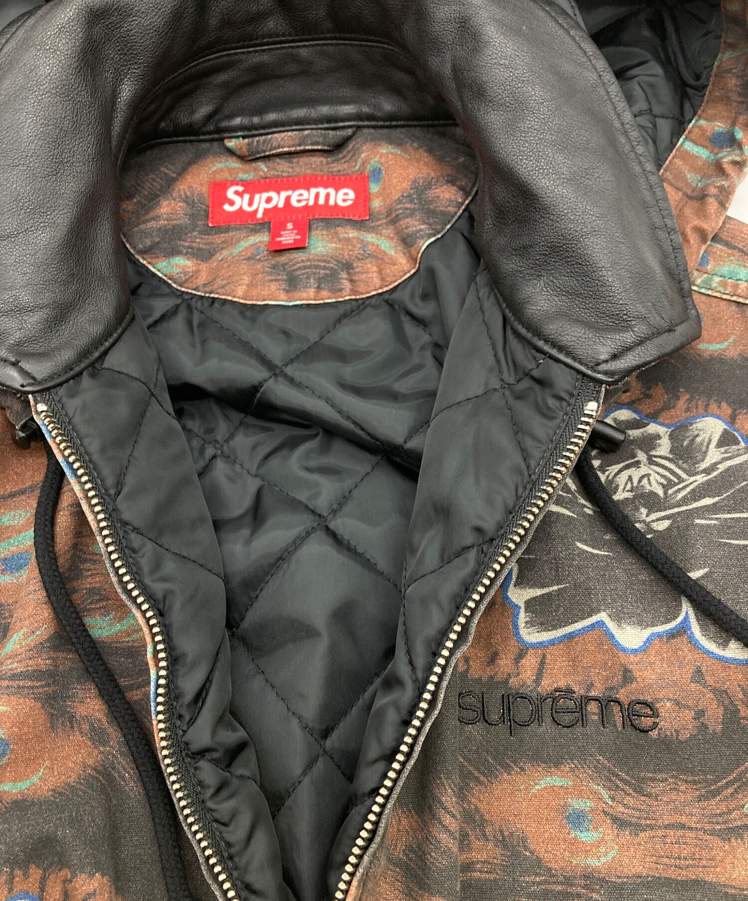 【極美品】Supreme Utility Jacket Sサイズ 23FW 中古・古着通販】Supreme (シュプリーム) 23FW leather collar utility