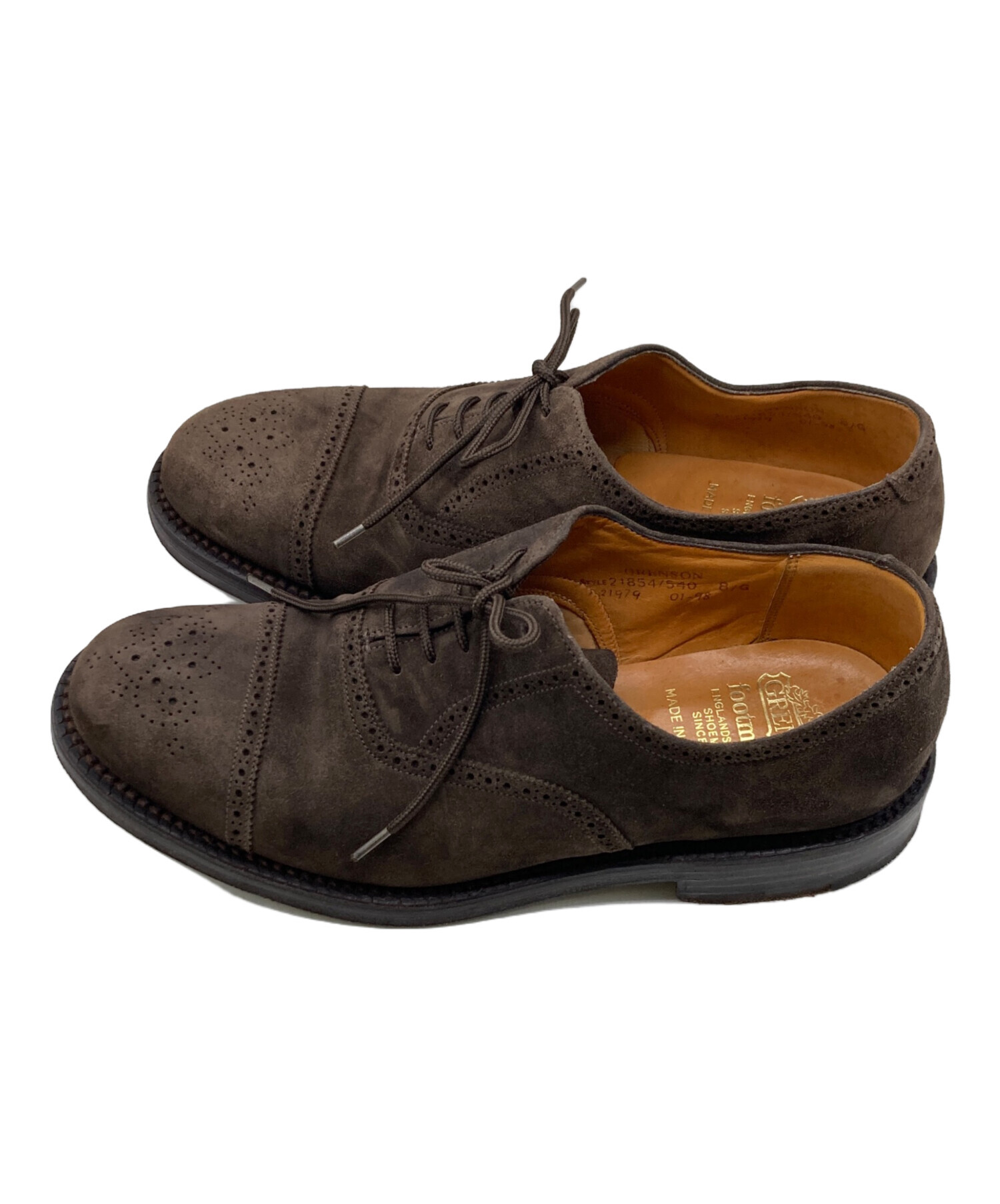 グレンソン GRENSON (グレンソン) ⁄ ブラック ストレートチップ 革靴
