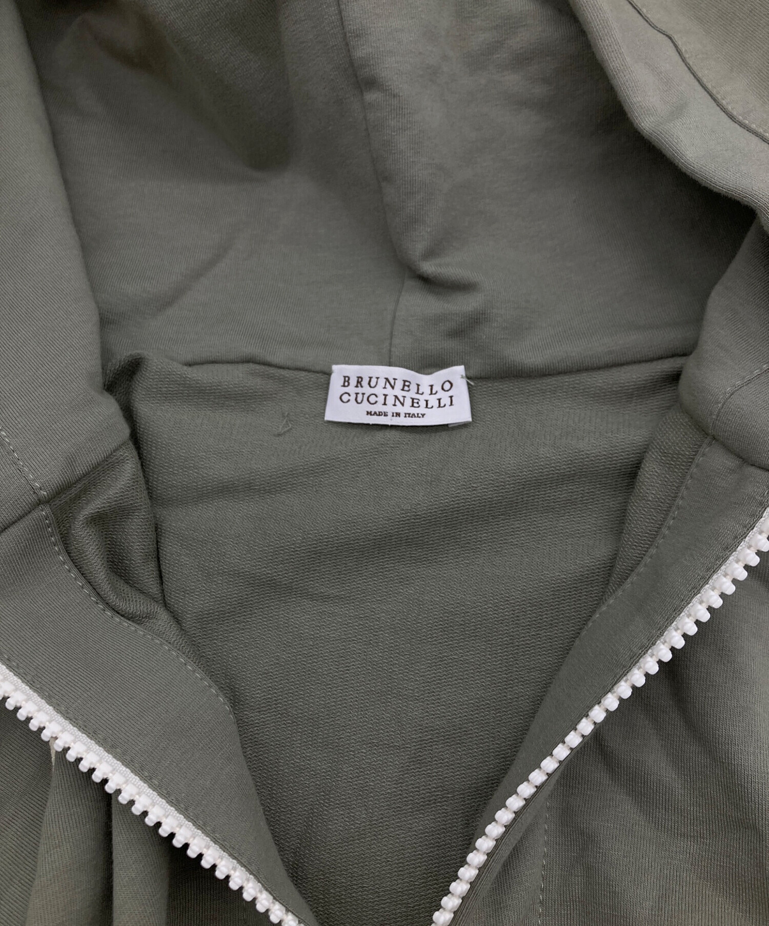 【未使用品】BRUNELLO CUCINELLI ダブルジップパーカー 中古・古着通販】BRUNELLO CUCINELLI (ブルネロクチネリ) ジップ
