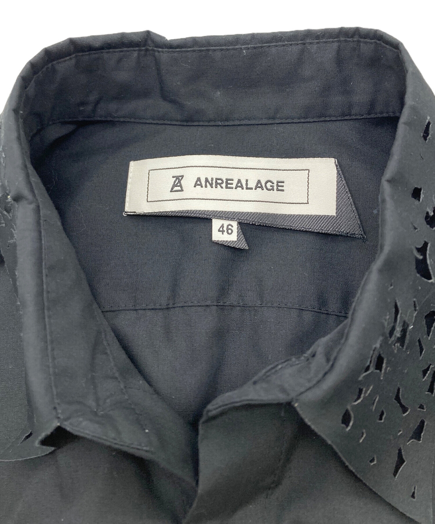 中古・古着通販】ANREALAGE (アンリアレイジ) ロングスリーブシャツ