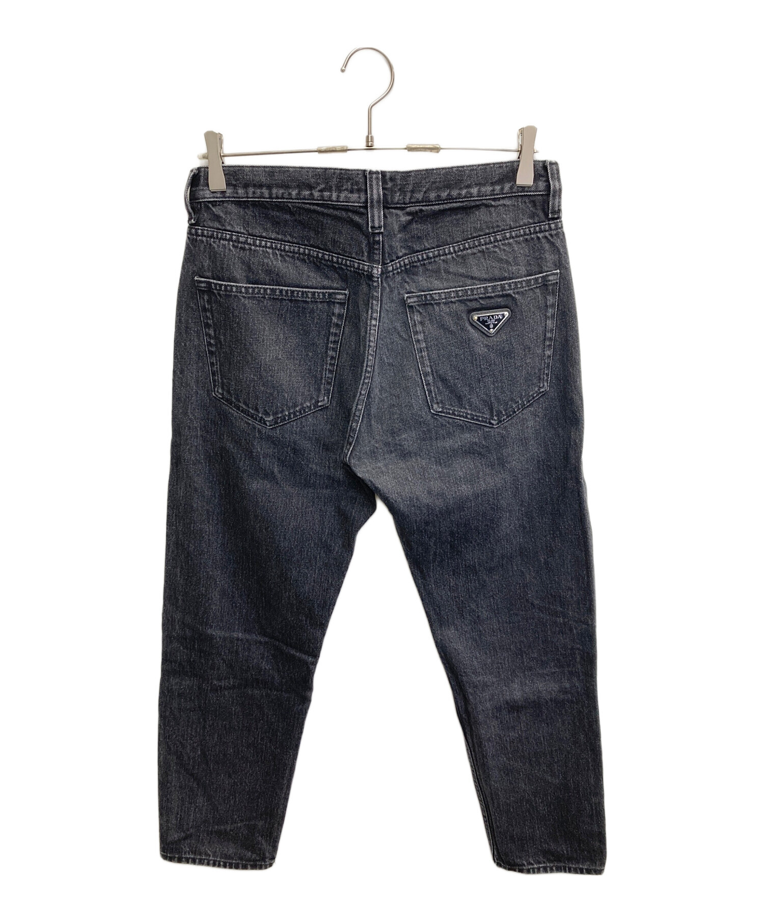 中古・古着通販】PRADA (プラダ) 21AW Cropped Tapered Jeans グレー