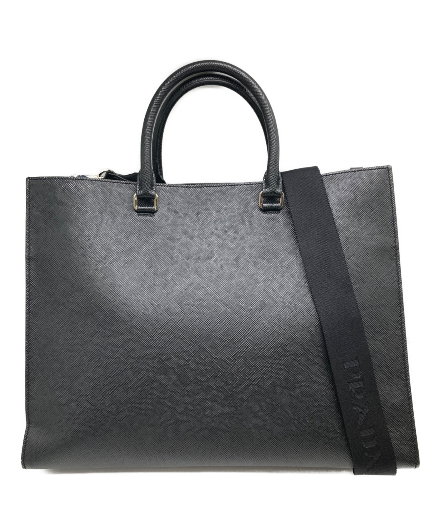 中古・古着通販】PRADA (プラダ) サフィアーノ レザー2WAYバック