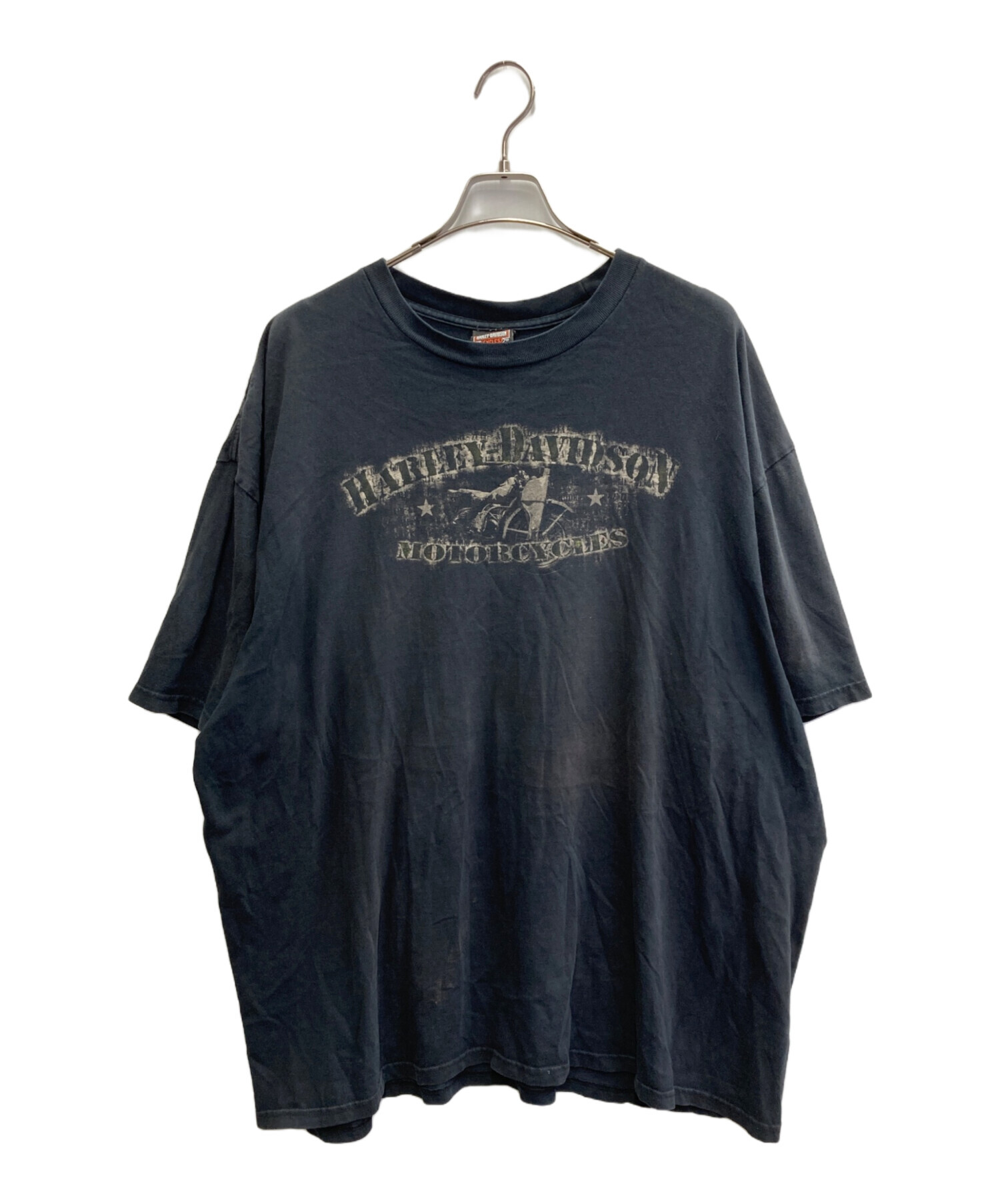 ハーレーダビッドソン Tシャツ プリント 古着 00s XL 茶 12911 中古