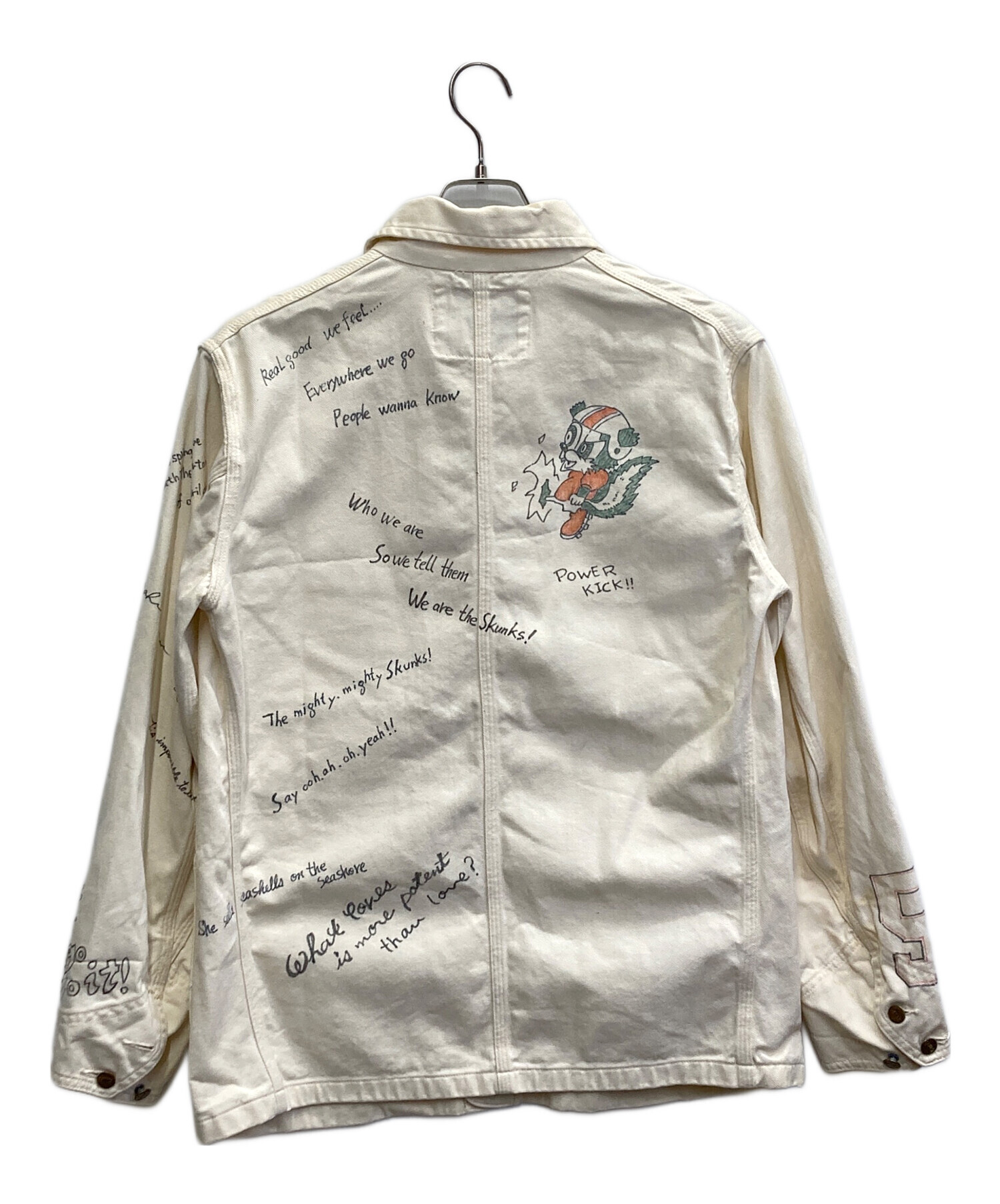 中古・古着通販】SUGAR CANE (シュガーケーン) 落書きカバーオール