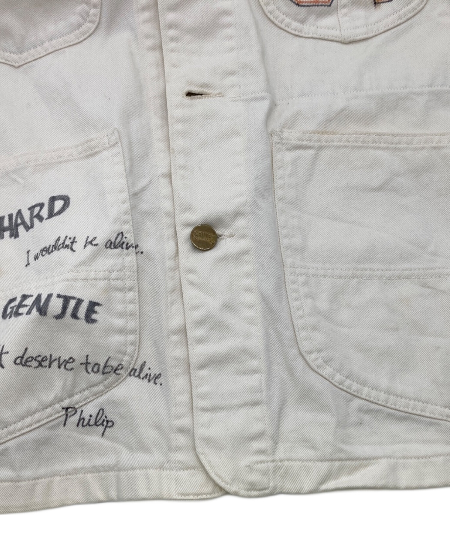 中古・古着通販】SUGAR CANE (シュガーケーン) 落書きカバーオール