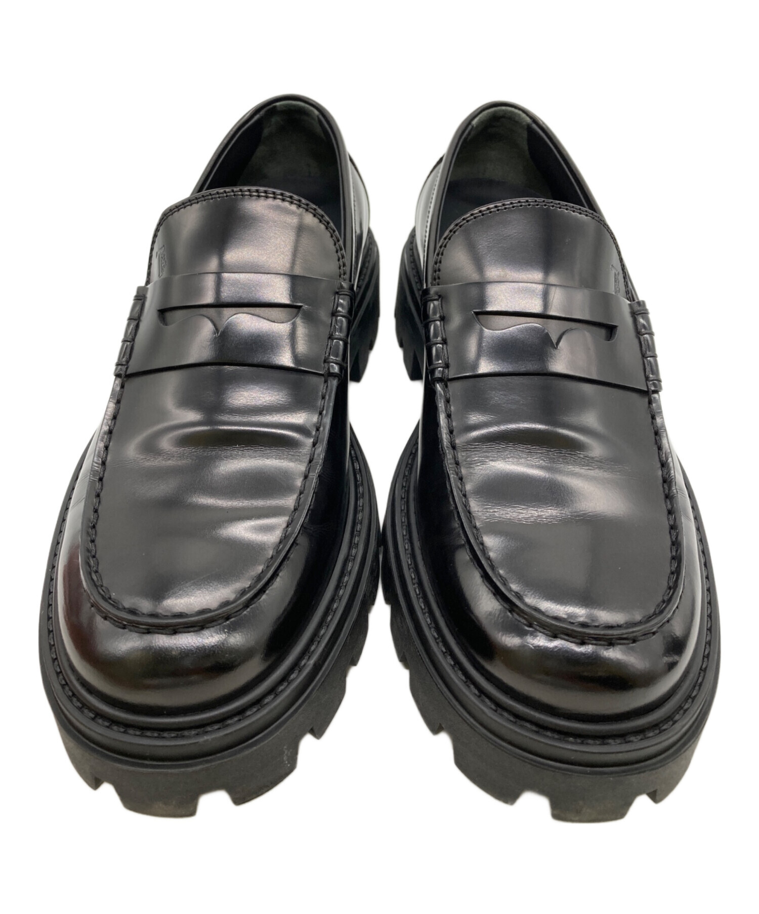 中古・古着通販】TOD'S (トッズ) チャンキーソールコインローファー