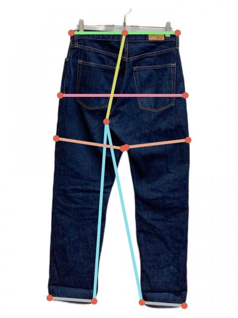 中古・古着通販】Sanca (サンカ) 15.5ozデニム5Pテーパードフィット