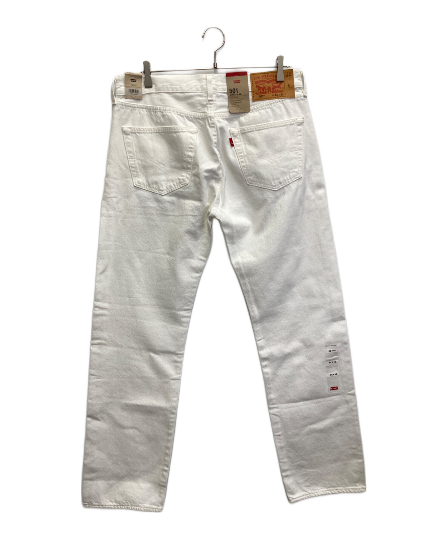 中古・古着通販】LEVI'S (リーバイス) 501ホワイトデニムパンツ