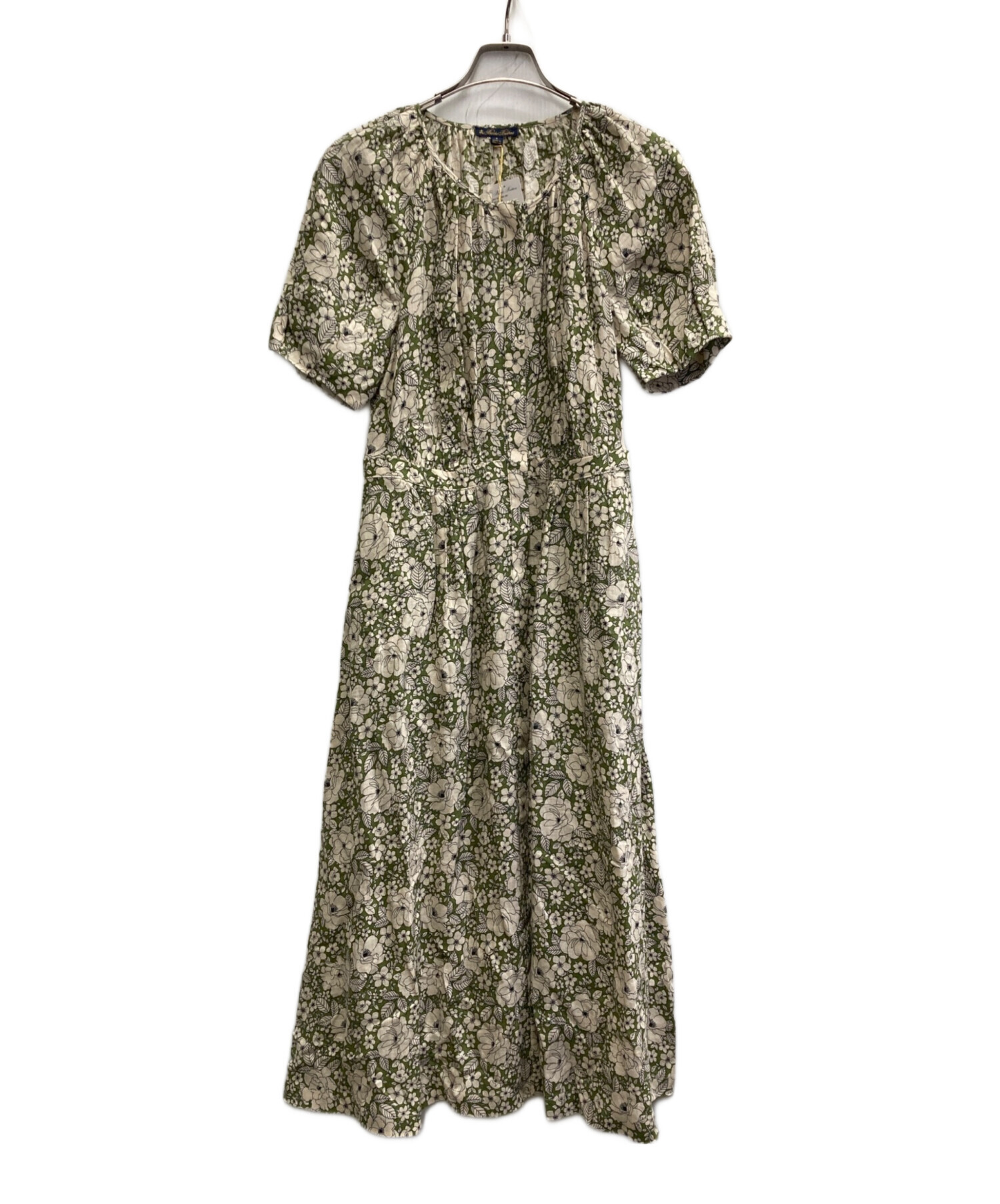【超美品】Brooks Brothers 花柄 シルクワンピース★サイズ6★裏付 中古・古着通販】BROOKS BROTHERS (ブルックスブラザーズ) 花柄半袖