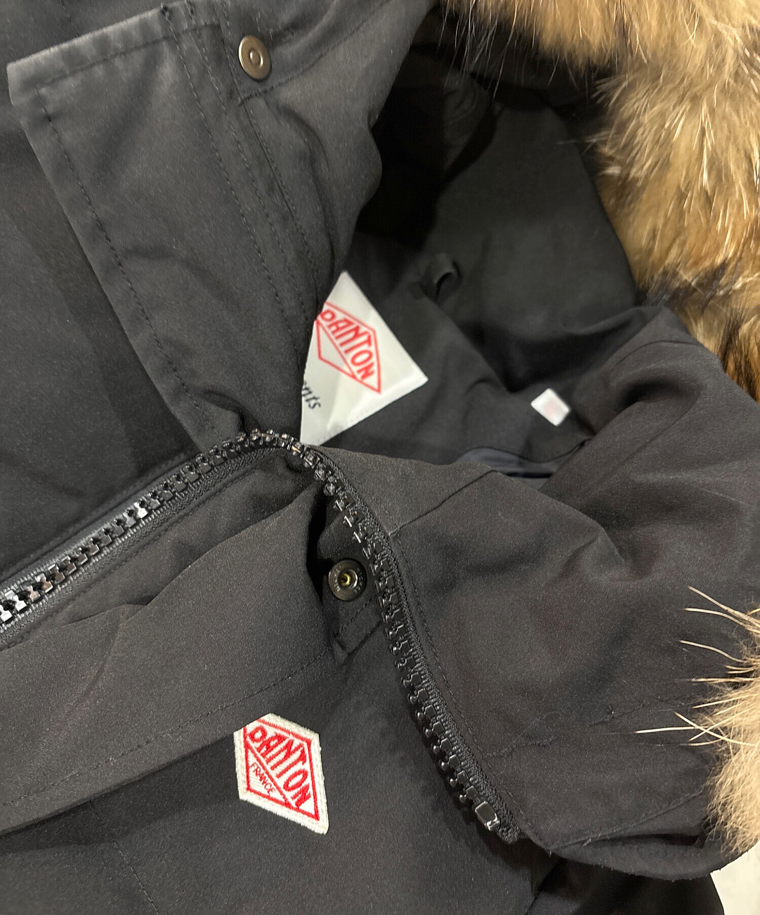 中古・古着通販】DANTON (ダントン) フード付きロングダウンコート 