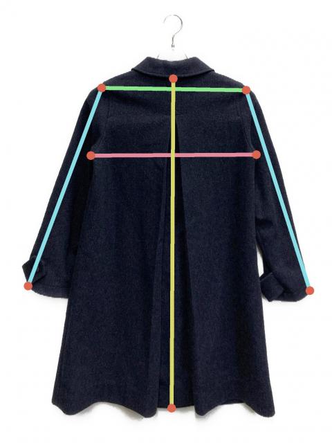 中古・古着通販】A.P.C. (アーペーセー) ステンカラーコート ネイビー