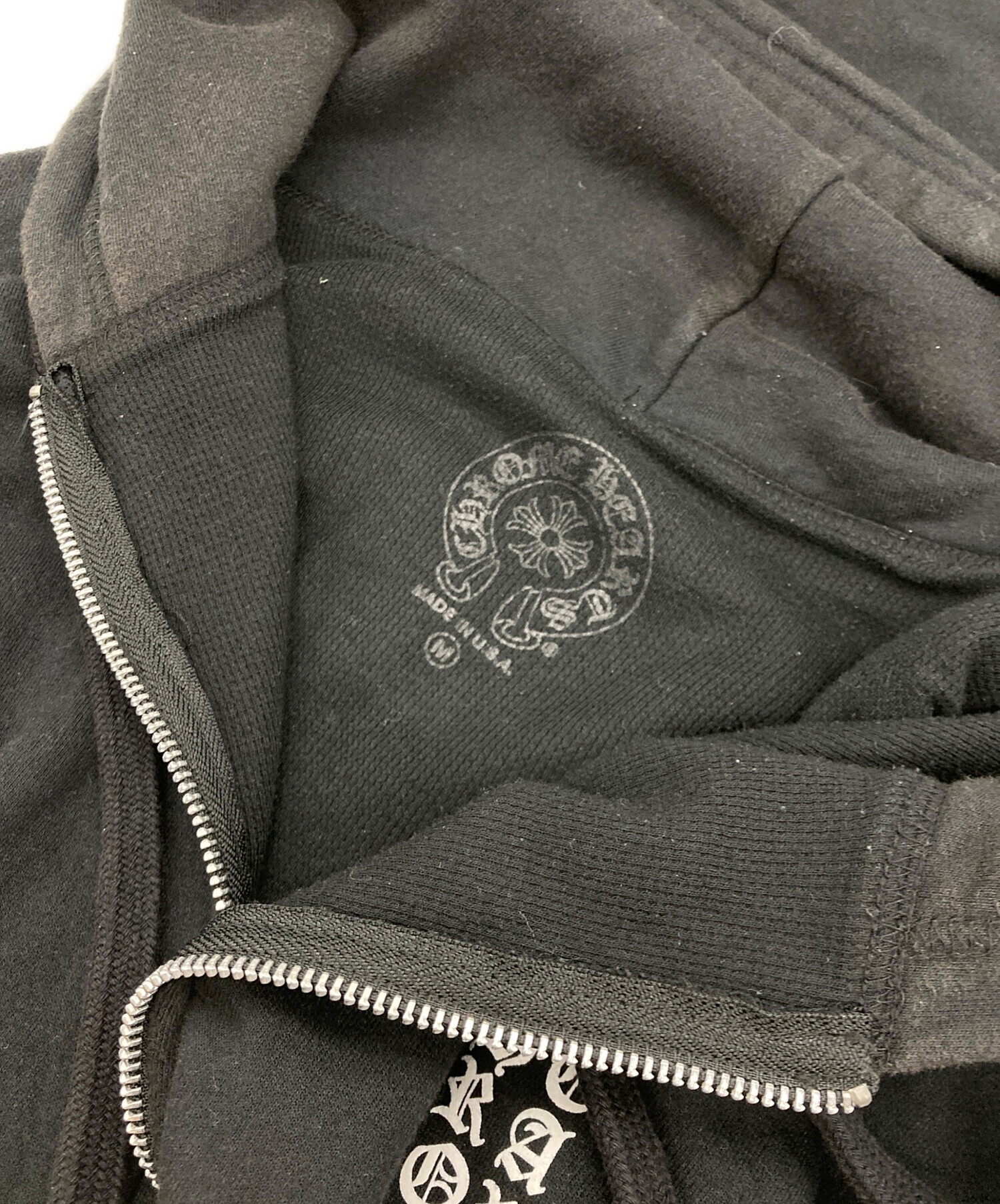 中古・古着通販】CHROME HEARTS (クロムハーツ) Thermal Zip Up Hoodie