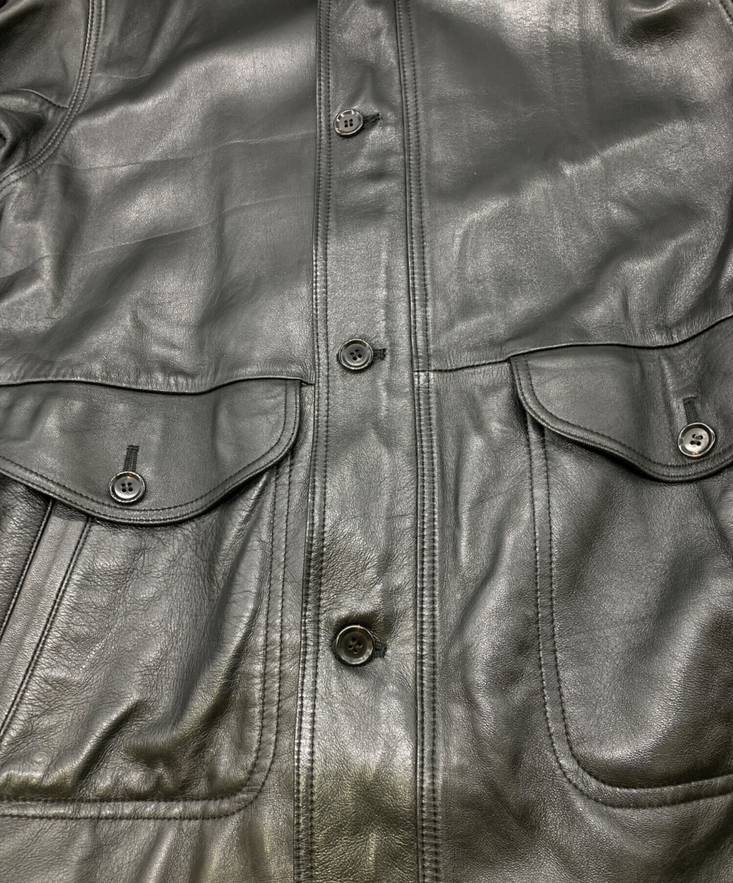 中古・古着通販】Men's Club (メンズクラブ) ラムレザー