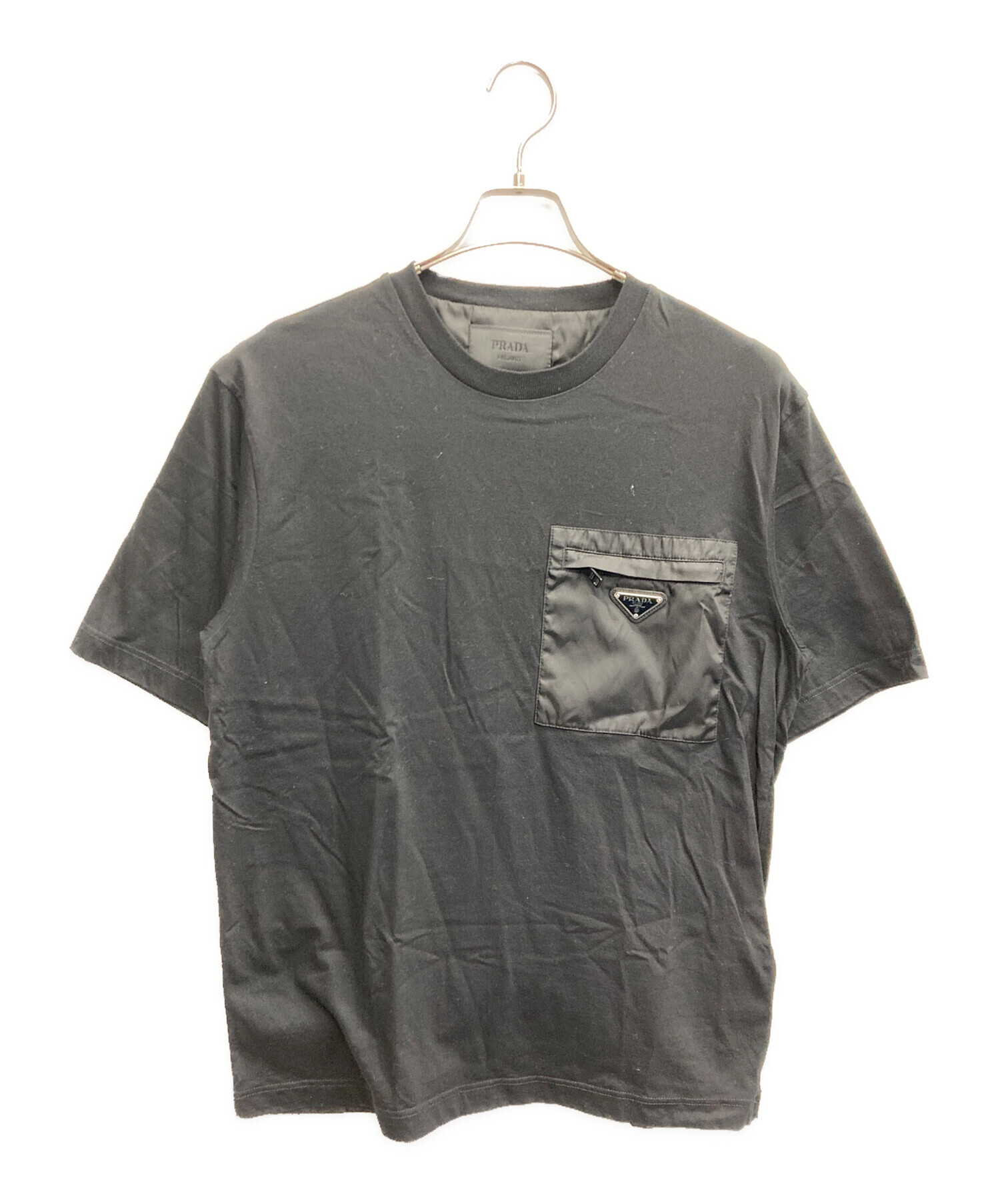 中古・古着通販】PRADA (プラダ) トライアングルプレート ナイロン切替