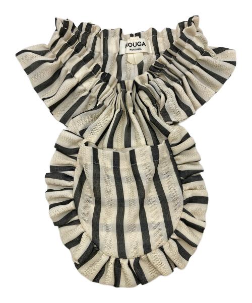 中古・古着通販】HOUGA MOE ISHIDA (モエ イシダ) フリルストライプ