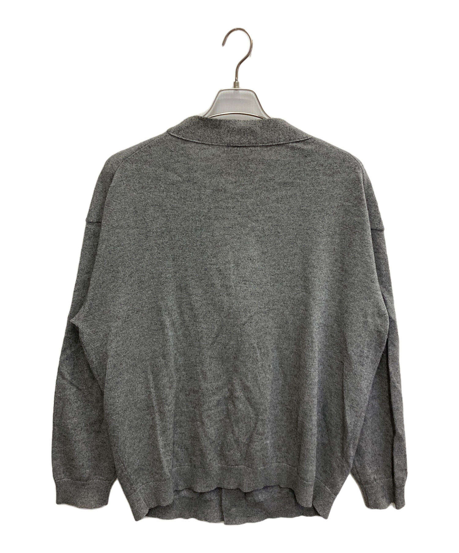 中古・古着通販】ATON (エイトン) WOOL WASHI OVERSIZED CARDIGAN 