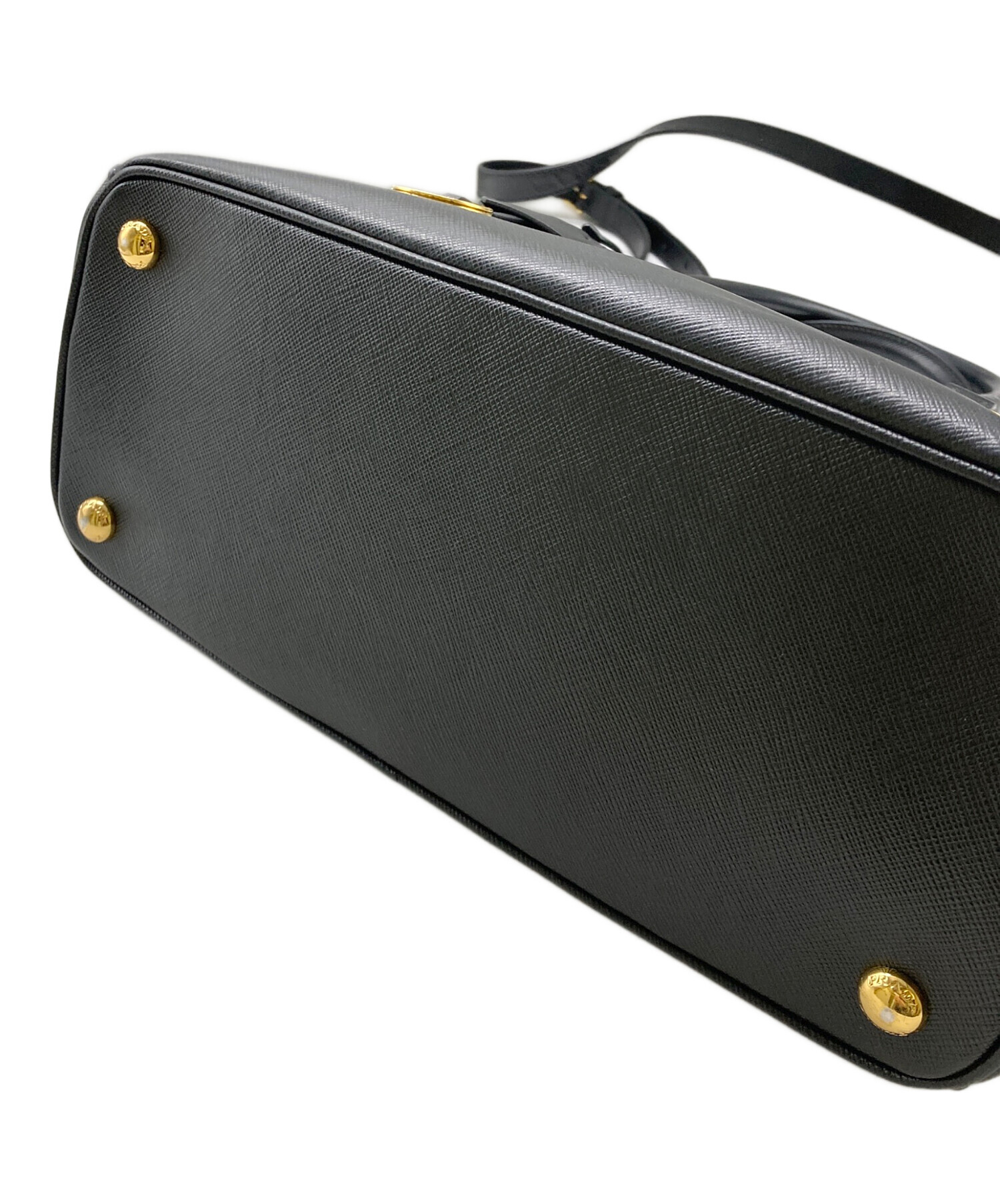 中古・古着通販】PRADA (プラダ) SAFFIANO LUX 2WAYバッグ ブラック 
