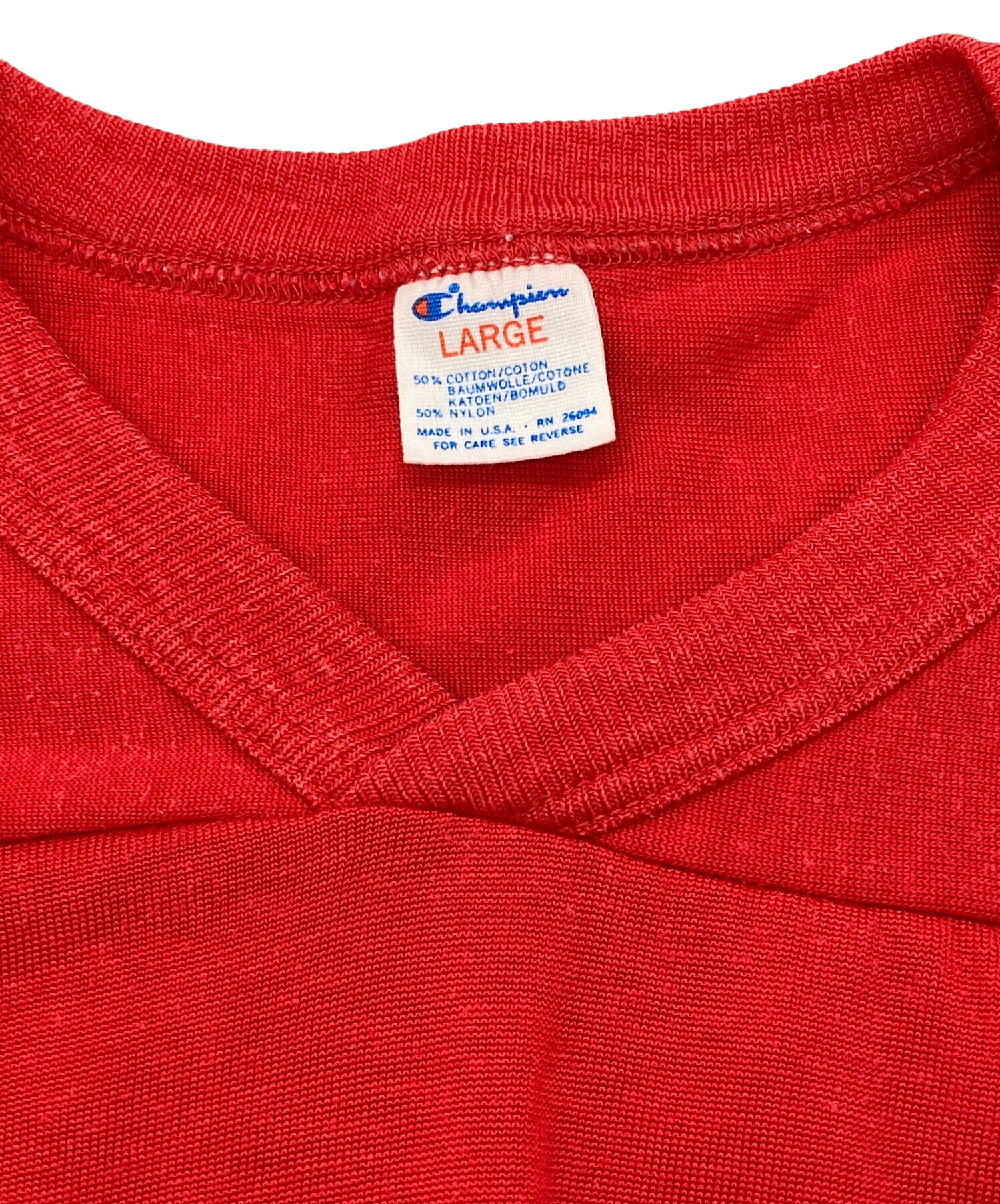 L*R様 80s USA製 ChampionチャンピオンMサイズトリコタグ CHAMPION チャンピオン 80年代 USA製 トリコタグ 2枚タグ 完全目無し