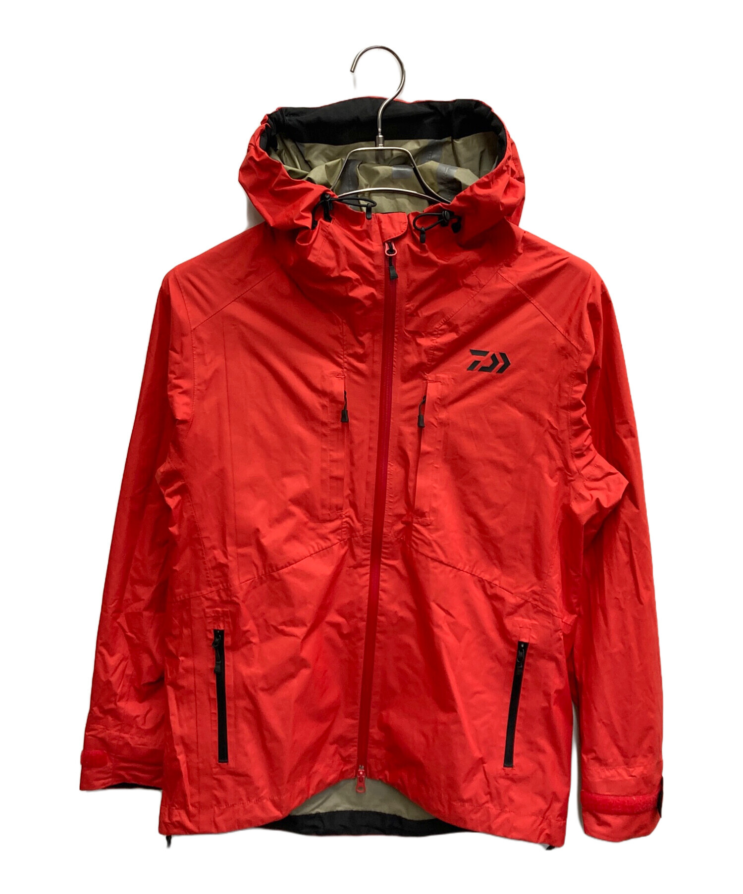 ダイワ（DAIWA）レインウェア 1年前に新品購入 中古・古着通販】DAIWA (ダイワ) コンパクトレインジャケット レッド