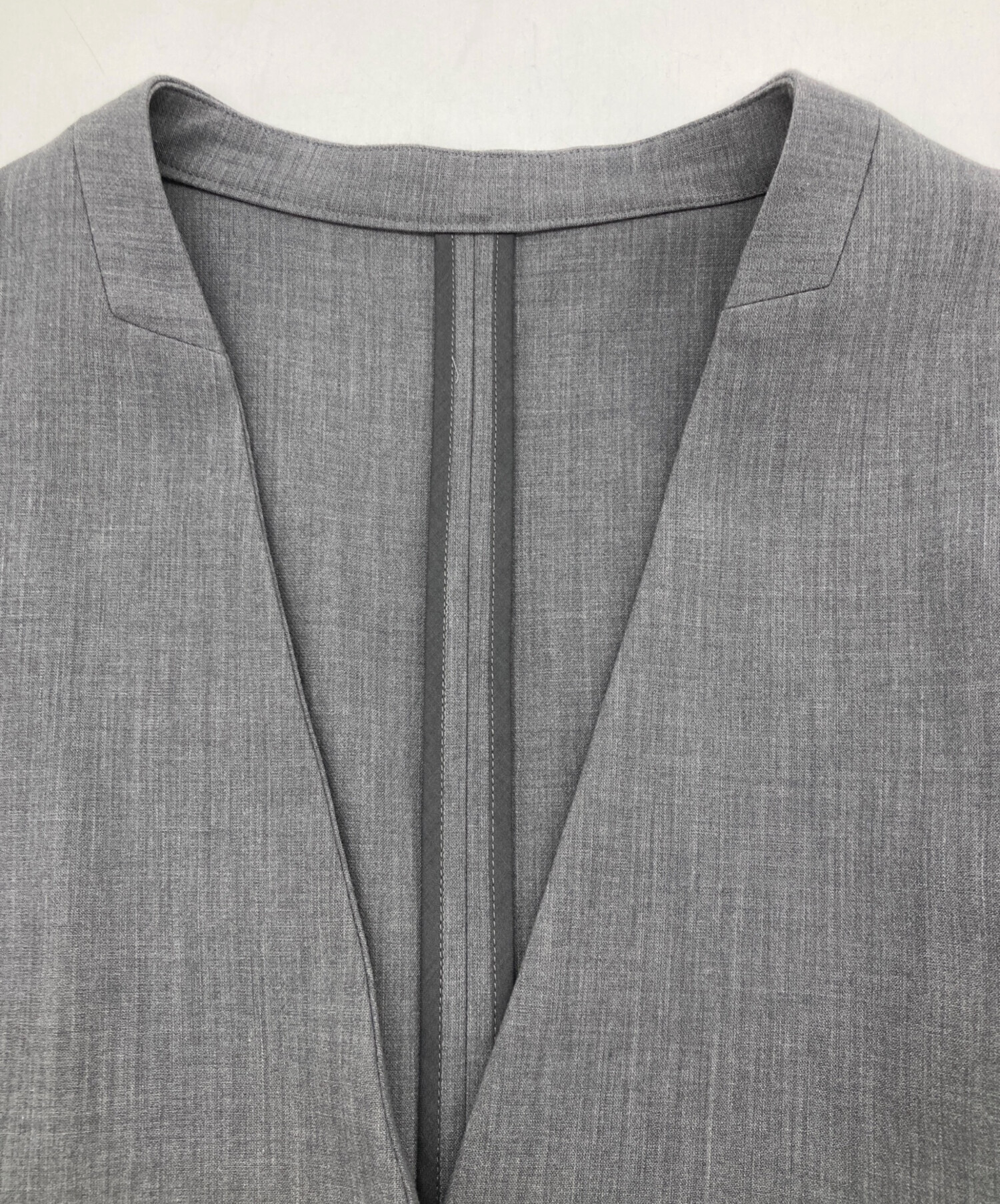 中古・古着通販】SOEJU (ソージュ) ウールライクノーカラー