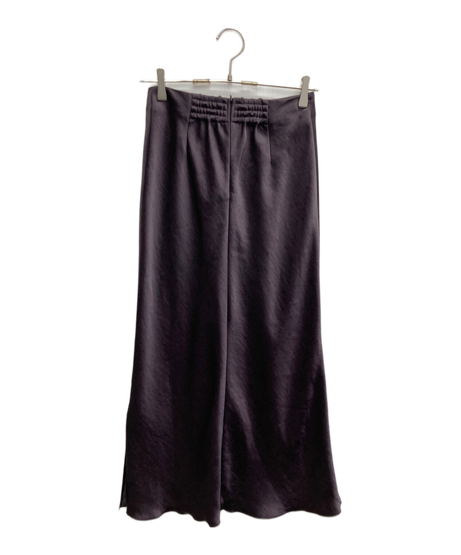 中古・古着通販】IENA (イエナ) ダブルサテンスカート ブラック