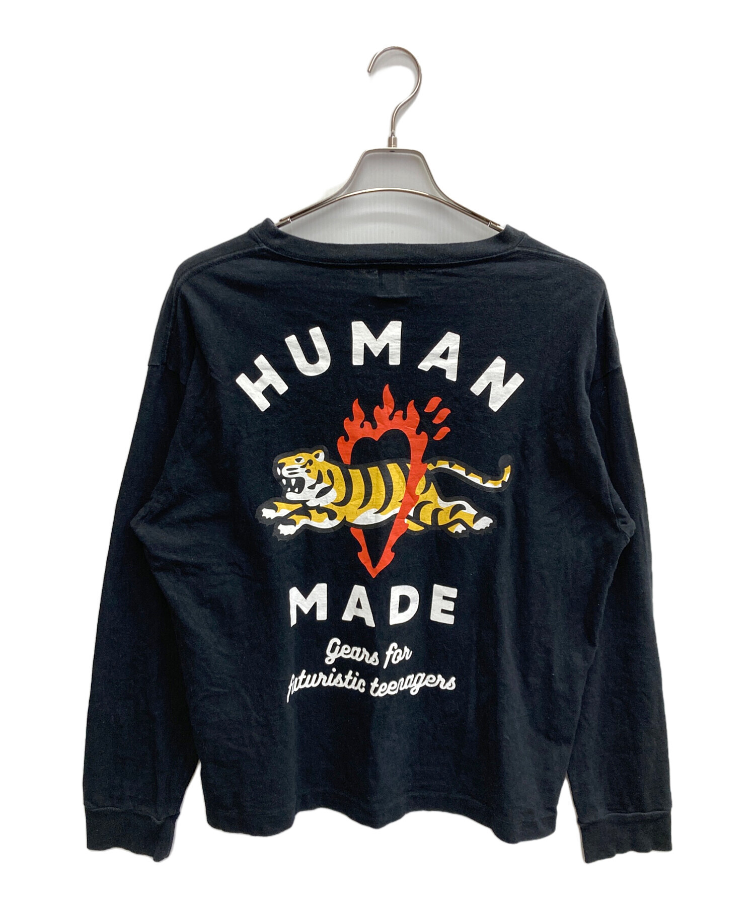 【入手困難】HUMAN MADE ヒューマン メイド プリント長袖Tシャツ 中古・古着通販】HUMAN MADE (ヒューマンメイド) Graphic L/S T-Shirt