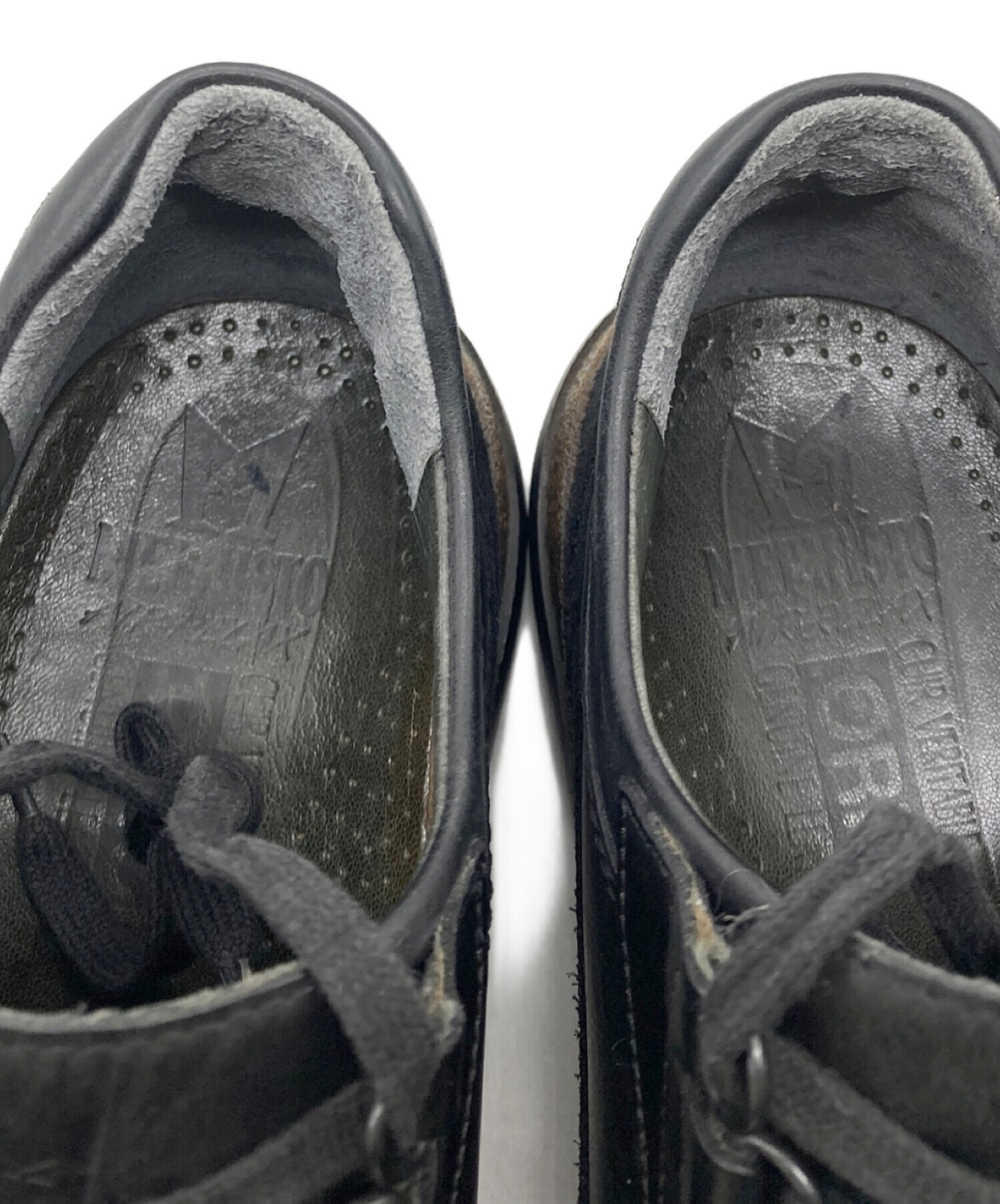 中古・古着通販】MEPHISTO (メフィスト) レザースニーカー ブラック