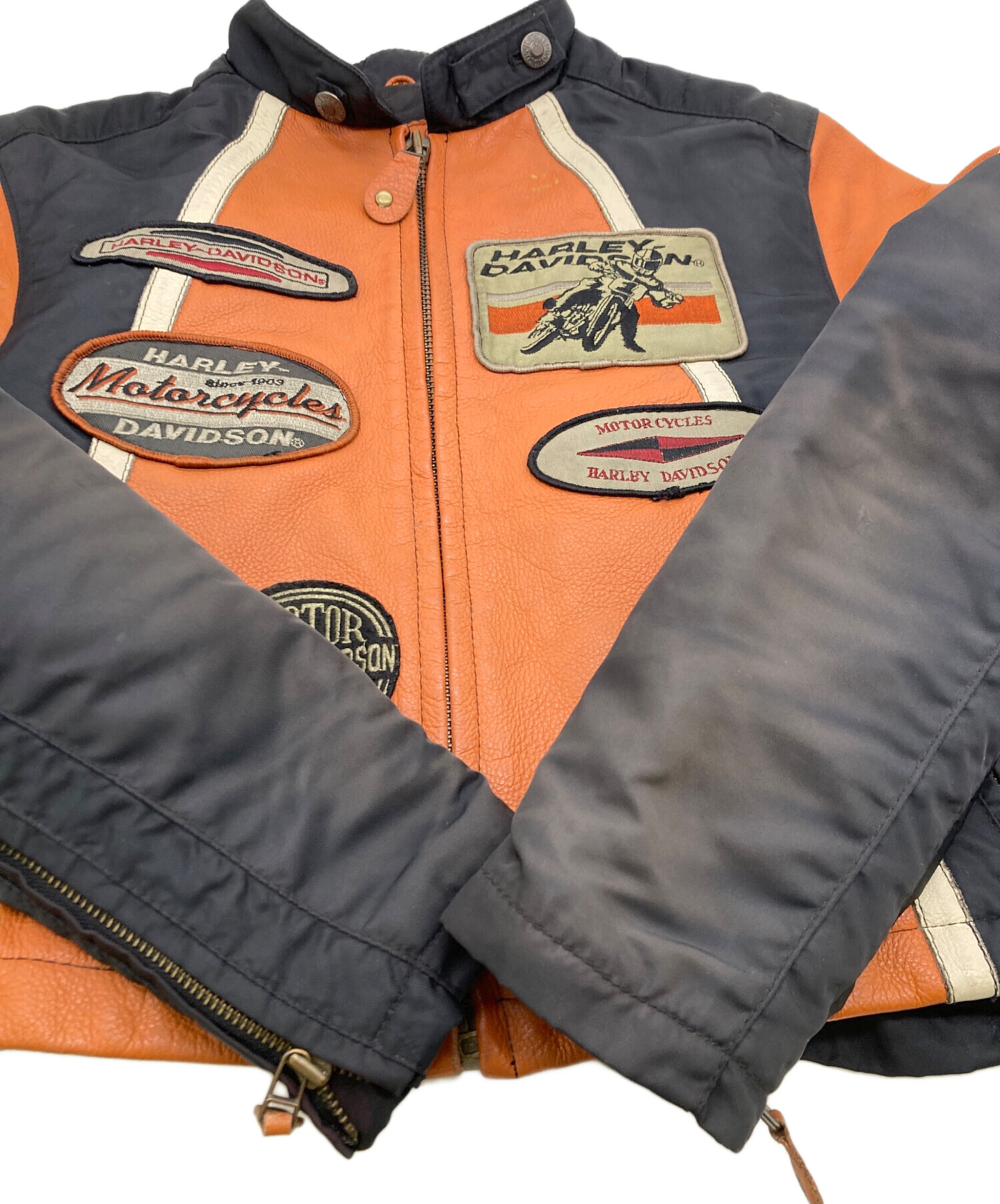 中古・古着通販】HARLEY-DAVIDSON (ハーレーダビッドソン) レザー