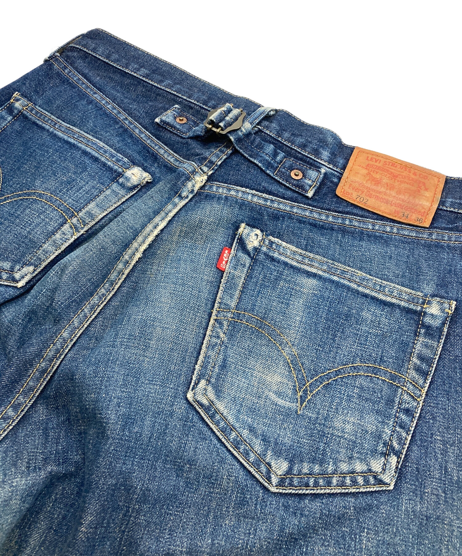 中古・古着通販】LEVI'S (リーバイス) 702XX ストレートデニム ブルー