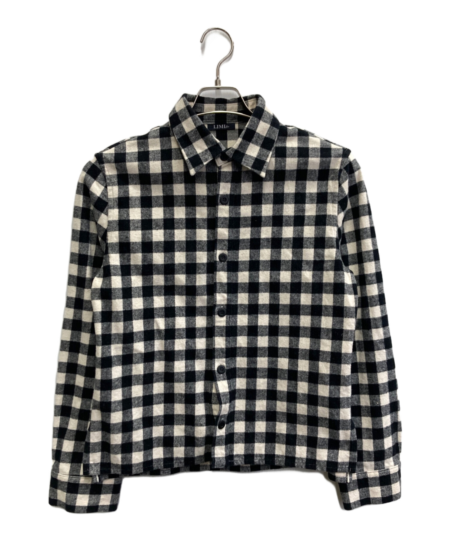 中古・古着通販】LIMI feu (リミフゥ) チェックネルシャツ ホワイト 