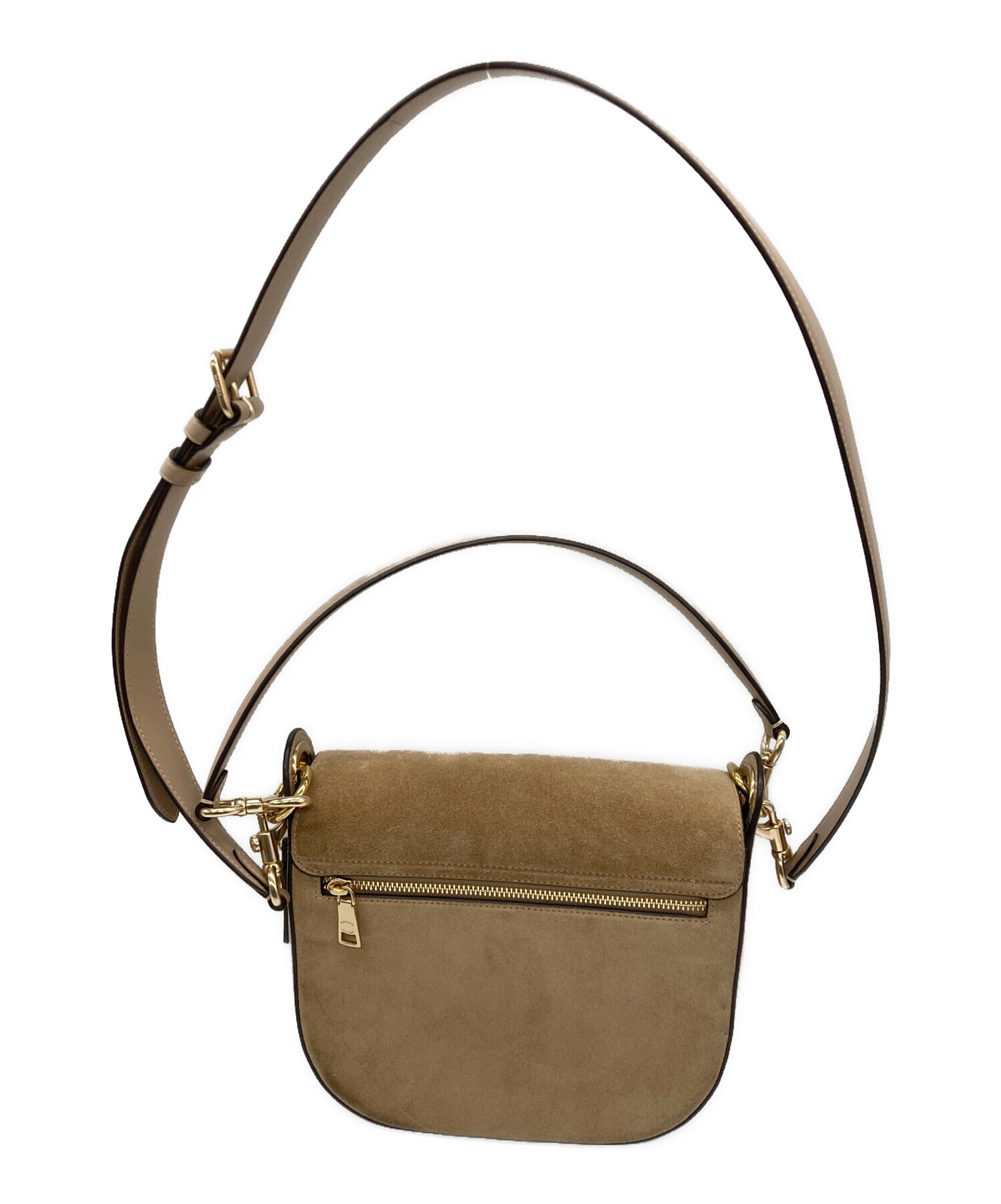 COACH コーチ ショルダーバッグ 2wayクレオ ブラウン レザー スエード