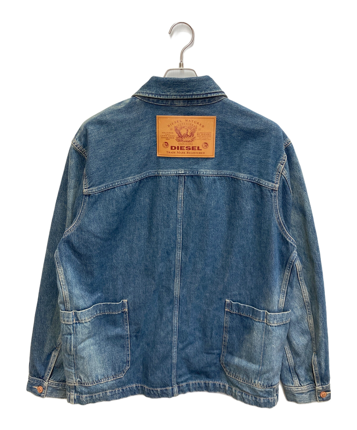 中古・古着通販】DIESEL (ディーゼル) デニムジャケット ネイビー 