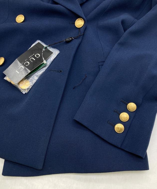 中古・古着通販】GUCCI (グッチ) 金釦紺ブレ セットアップ