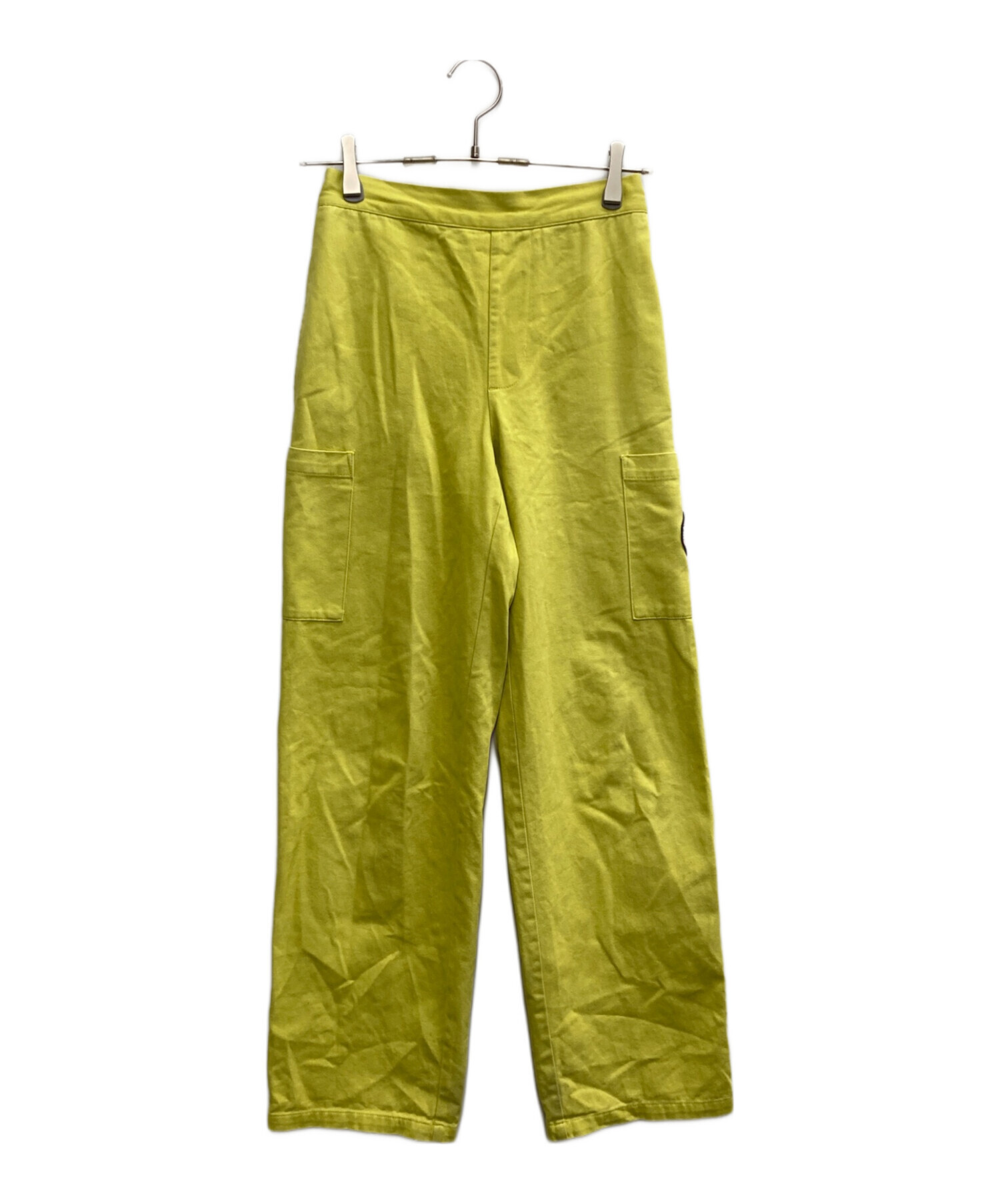中古・古着通販】stussy (ステューシー) カーゴパンツ 黄緑 サイズ:XS 