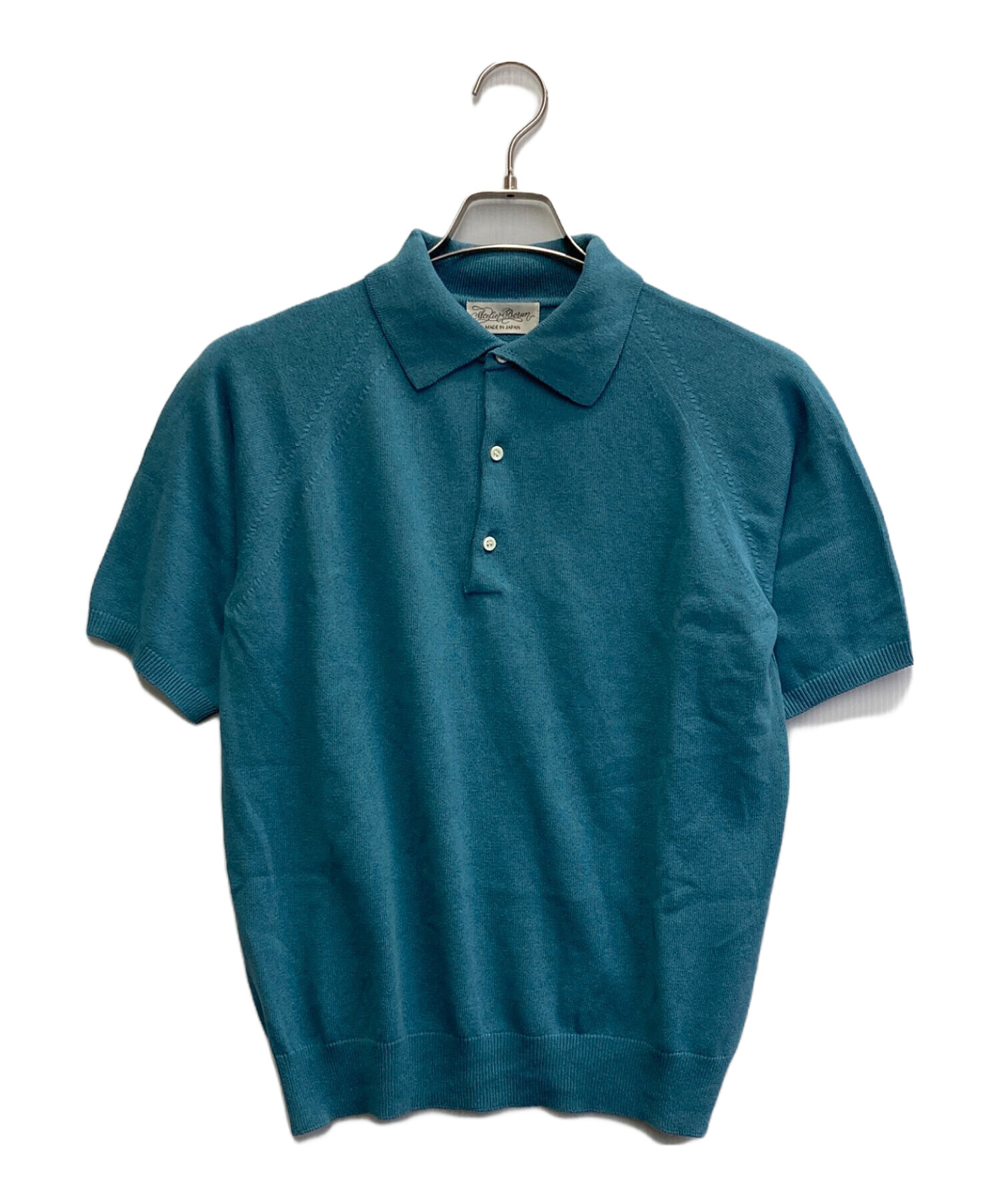 Atelier BERUN 半袖コットンニットポロ Lavender】BERUN半袖ニットポロ | Atelier BERUN