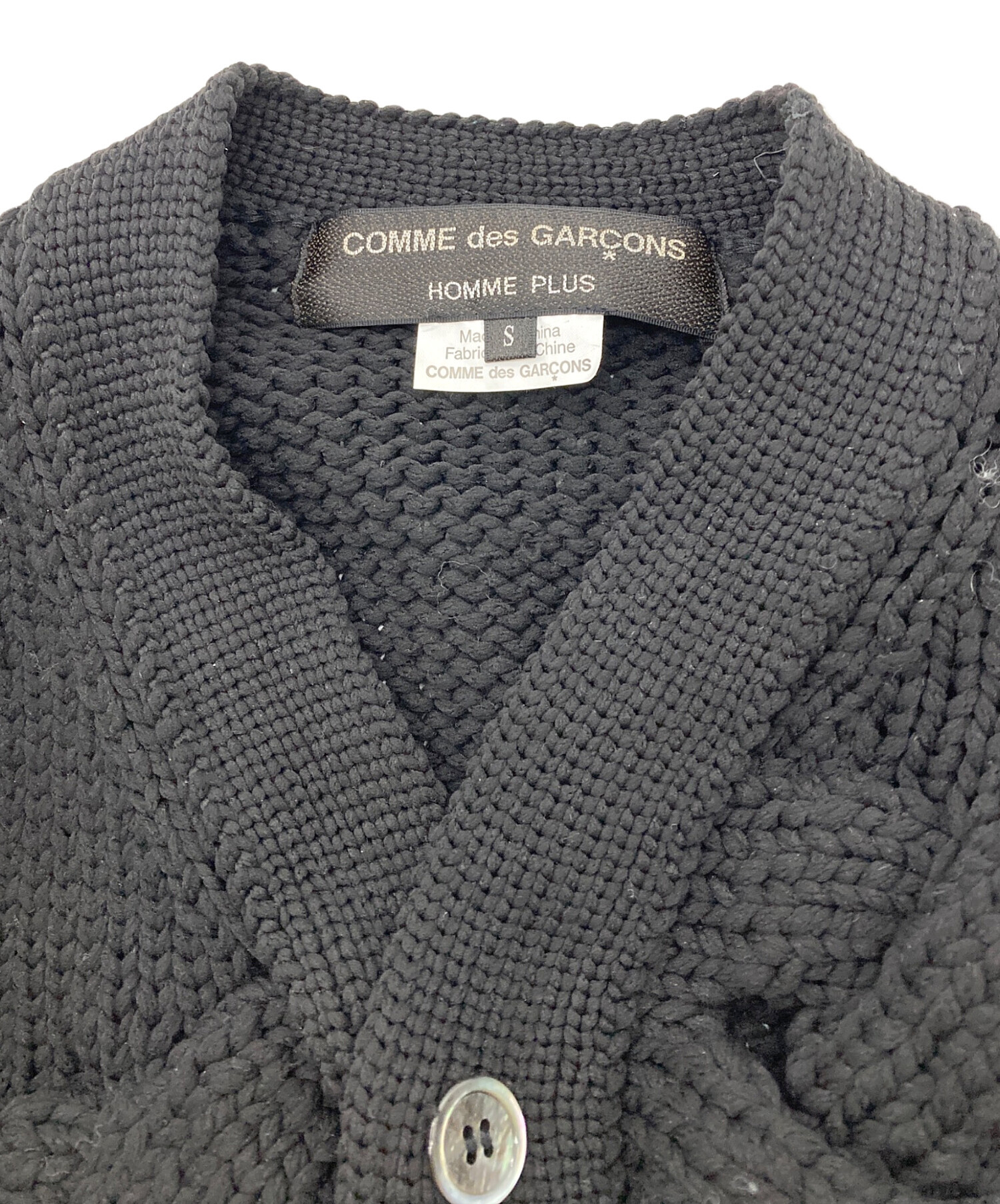 トップス comme des garcons homme plus cardigan S 中古・古着通販】COMME des GARCONS HOMME PLUS