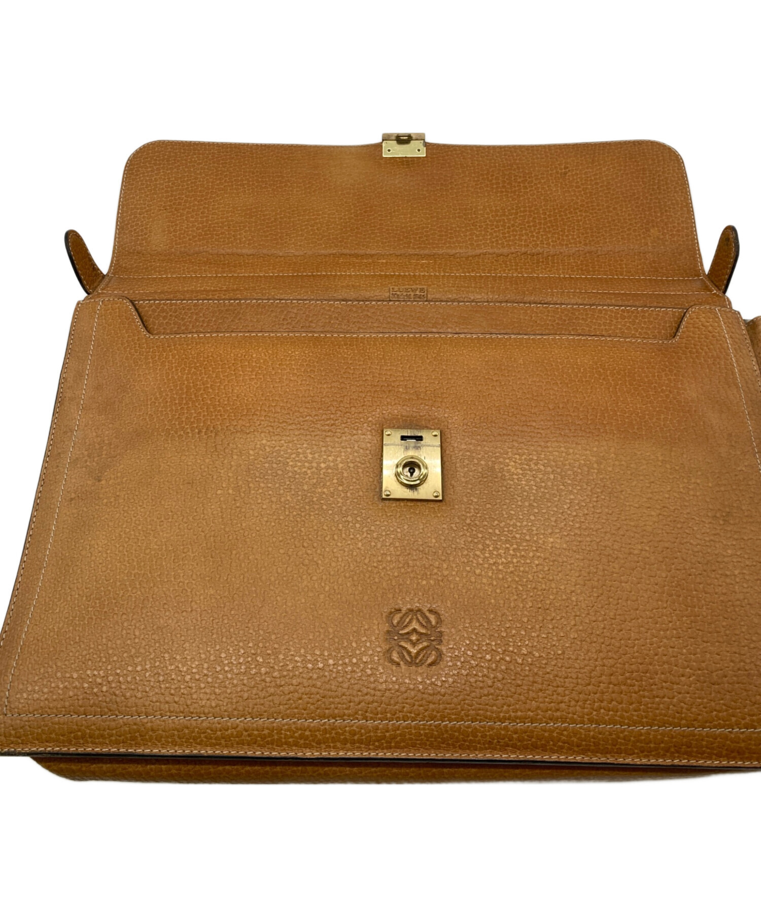 中古・古着通販】LOEWE (ロエベ) ブリーフケース ライトブラウン